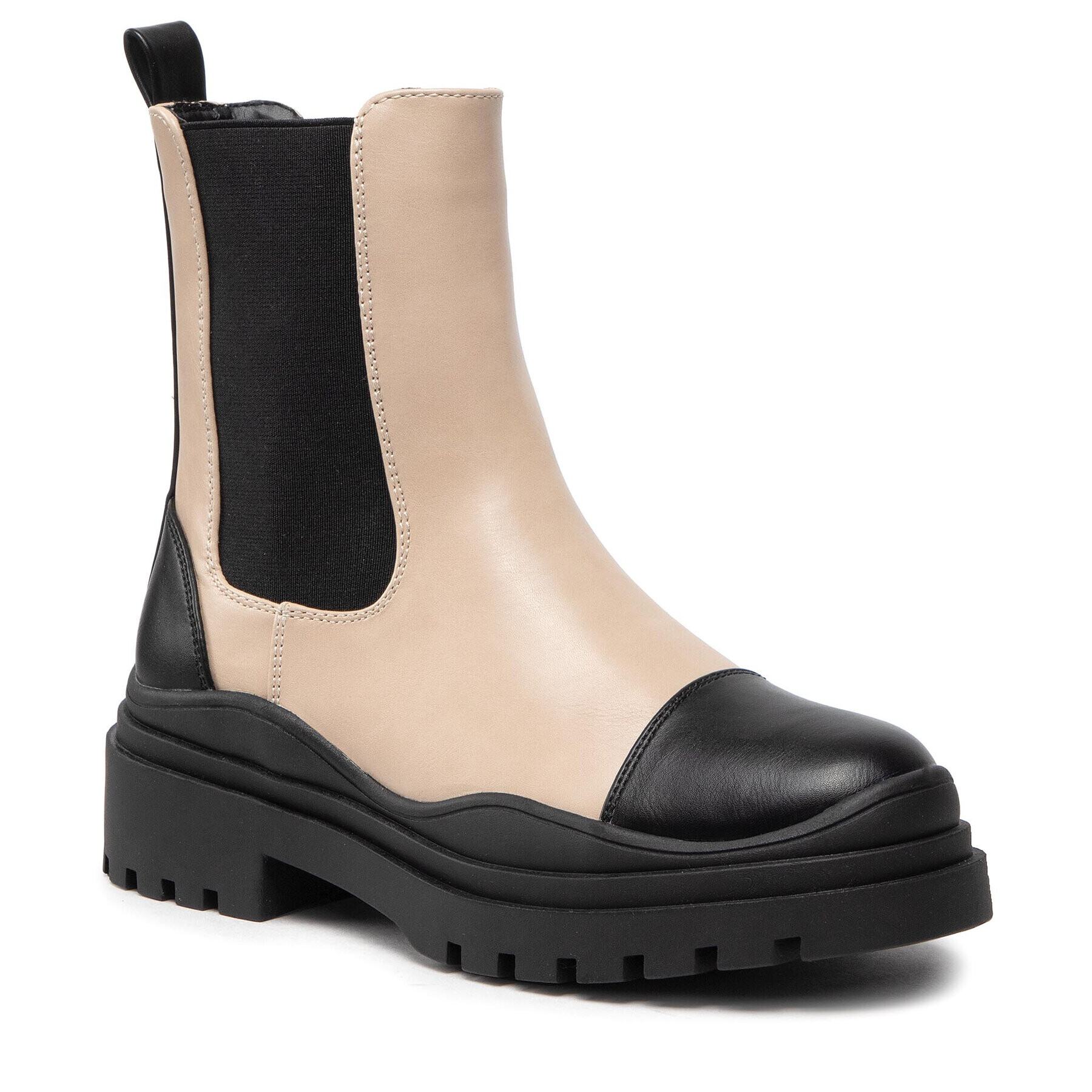 Vero Moda Боти тип челси Nilla 10276063 Бежов - Pepit.bg