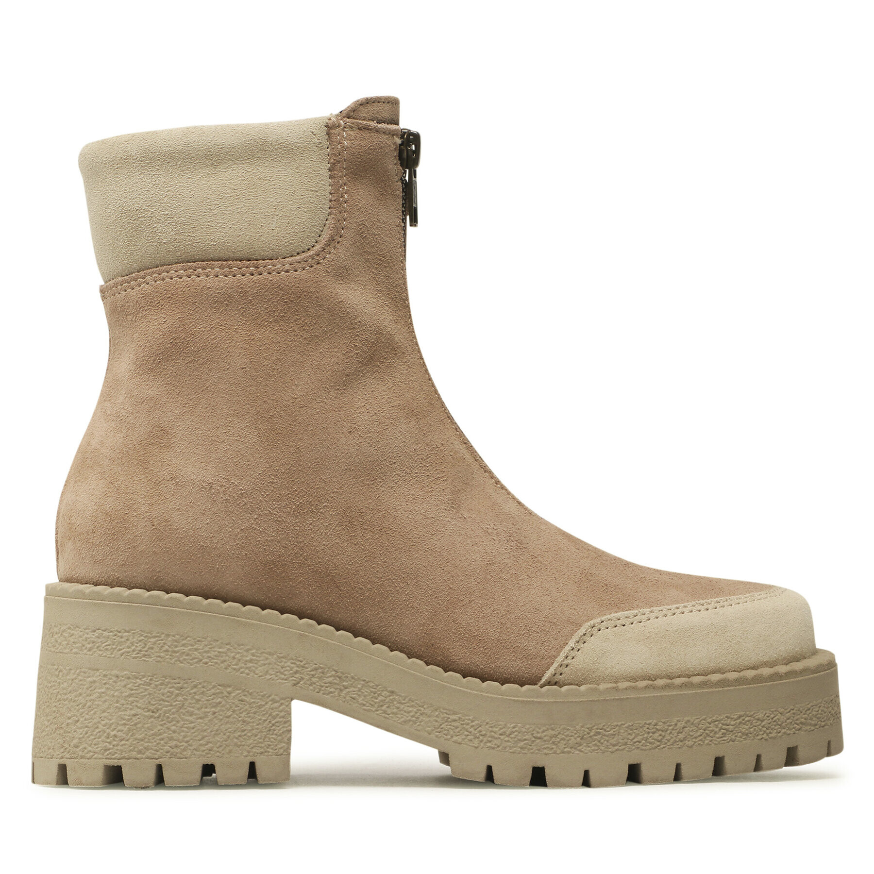 Vero Moda Боти Elly 10274886 Бежов - Pepit.bg