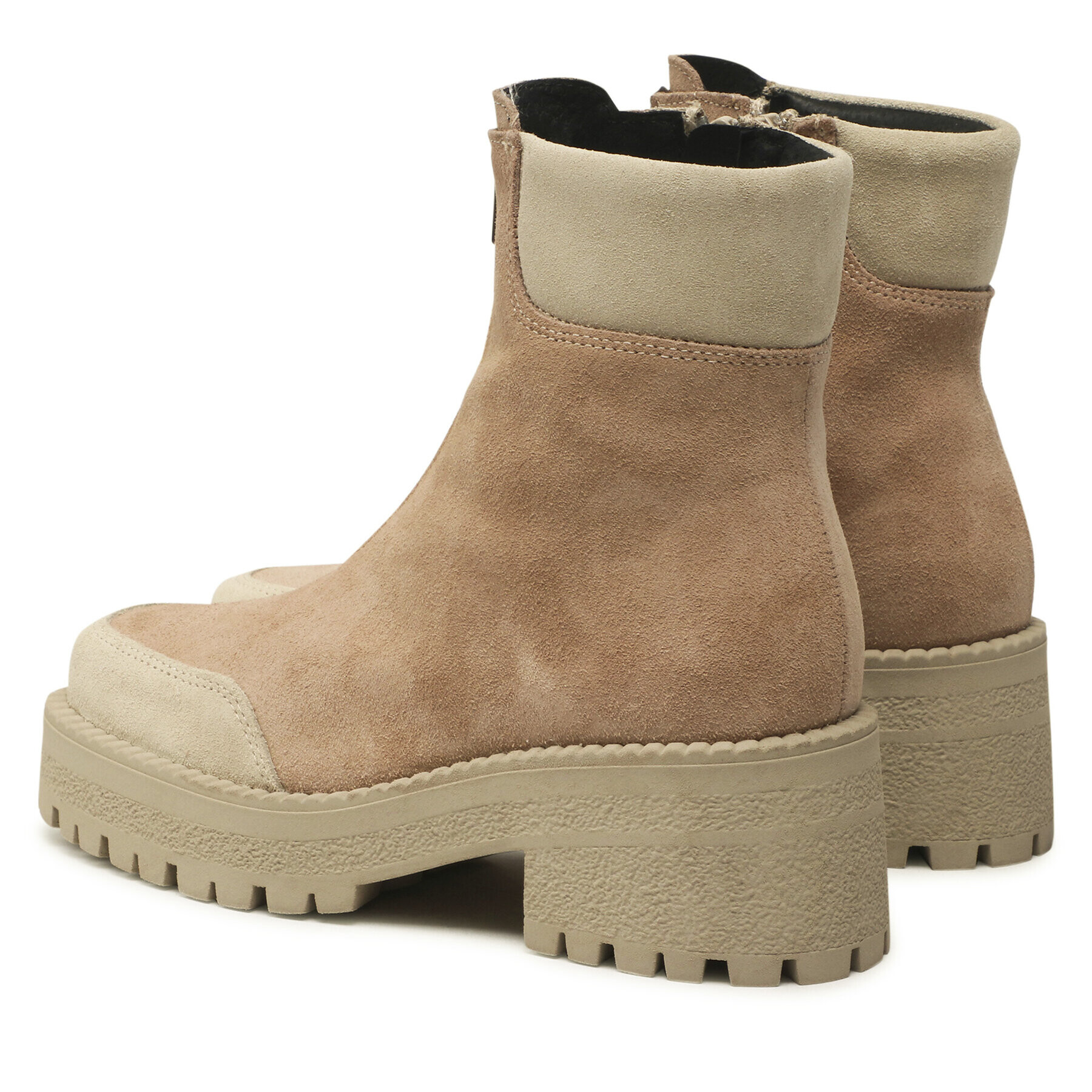 Vero Moda Боти Elly 10274886 Бежов - Pepit.bg
