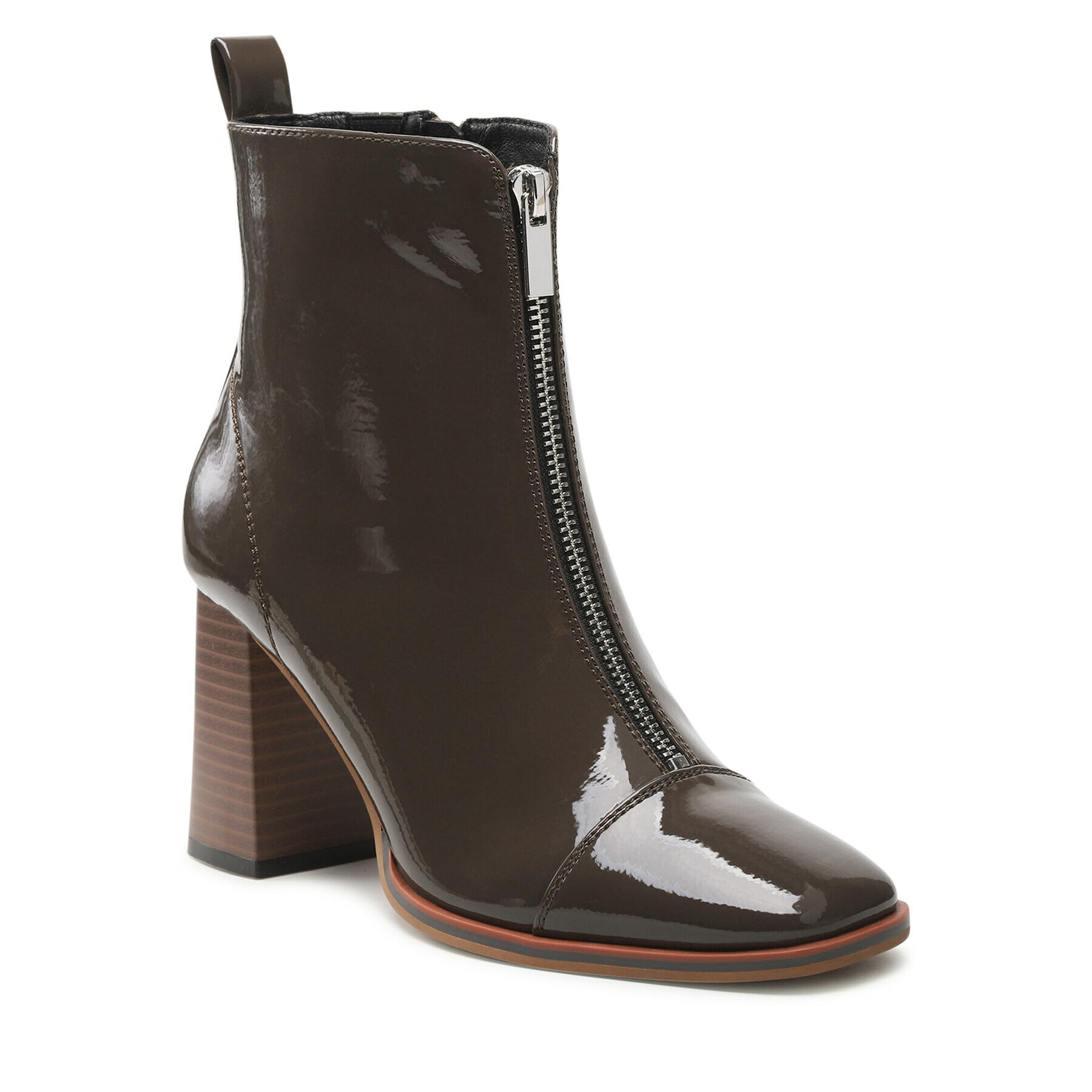 Vero Moda Боти Vmaya 10276082 Кафяв - Pepit.bg