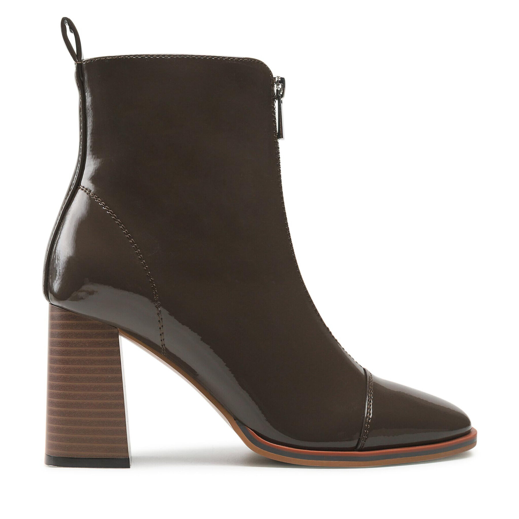 Vero Moda Боти Vmaya 10276082 Кафяв - Pepit.bg