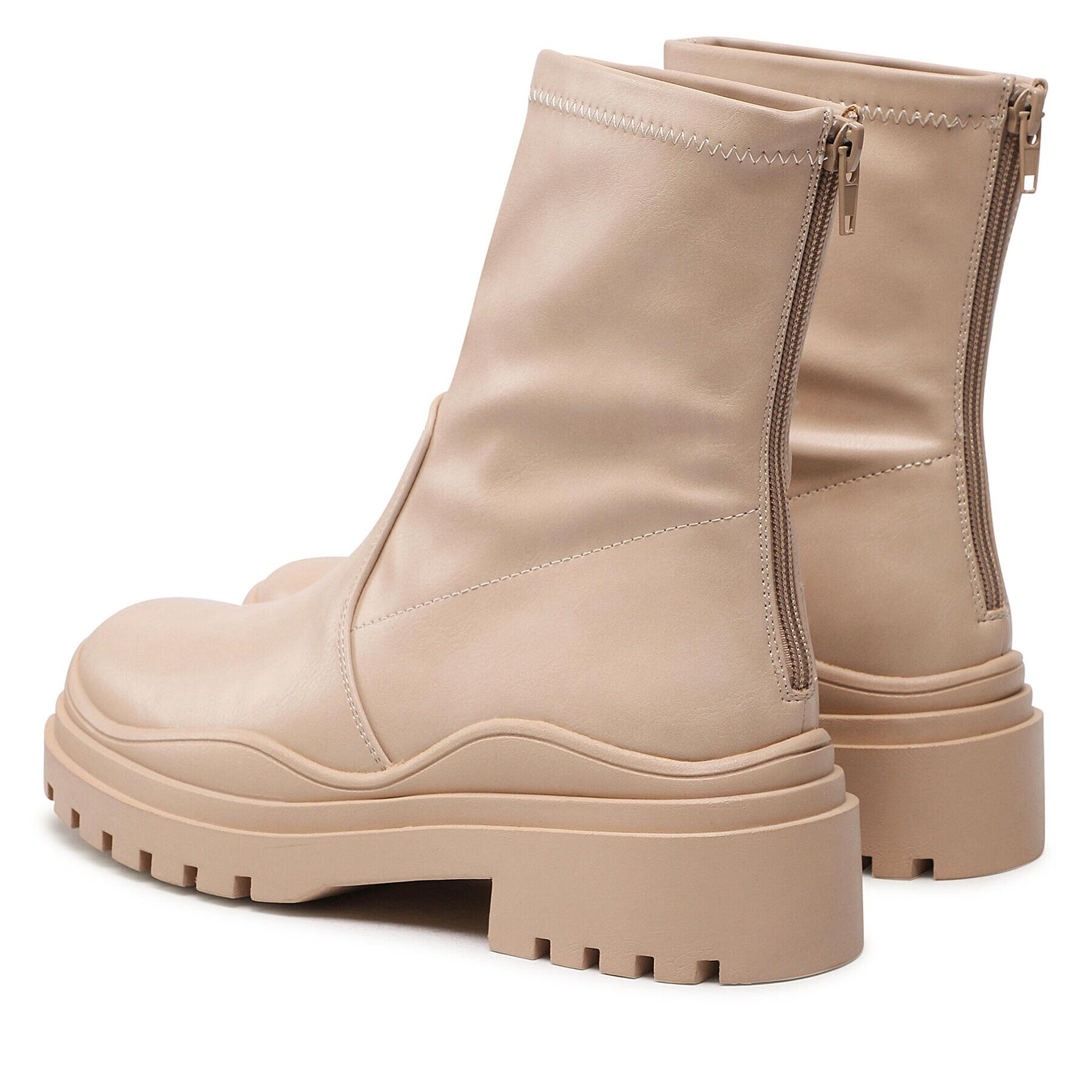 Vero Moda Боти Slim 10276066 Бежов - Pepit.bg