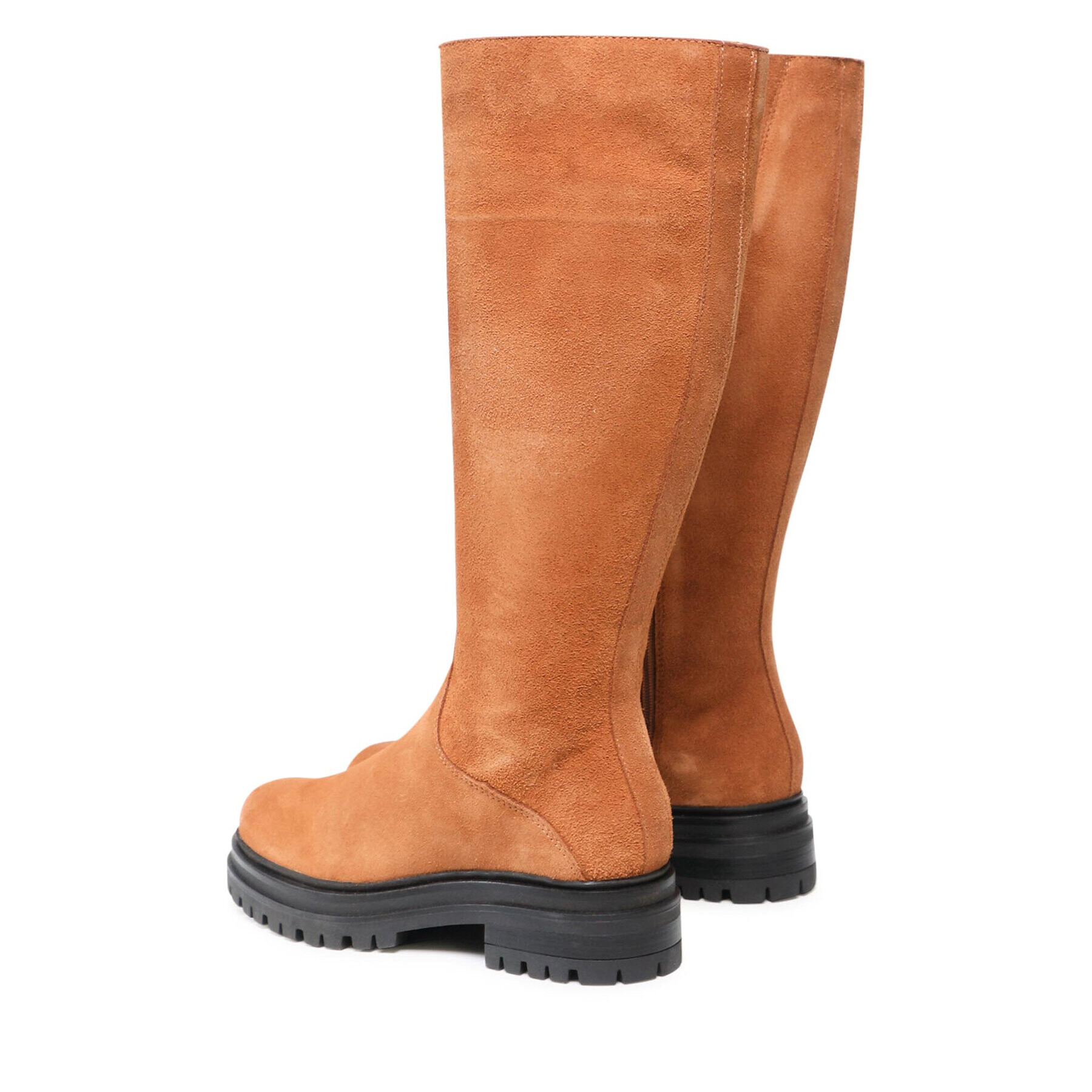 Vero Moda Ботуши Ella 10262652 Кафяв - Pepit.bg