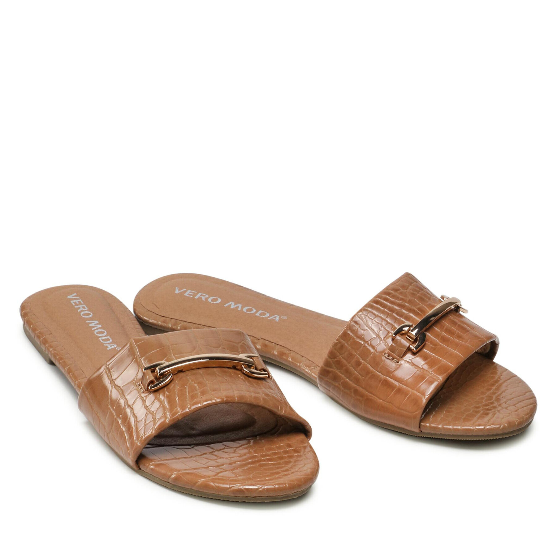 Vero Moda Чехли Vmjuliette 10265939 Кафяв - Pepit.bg