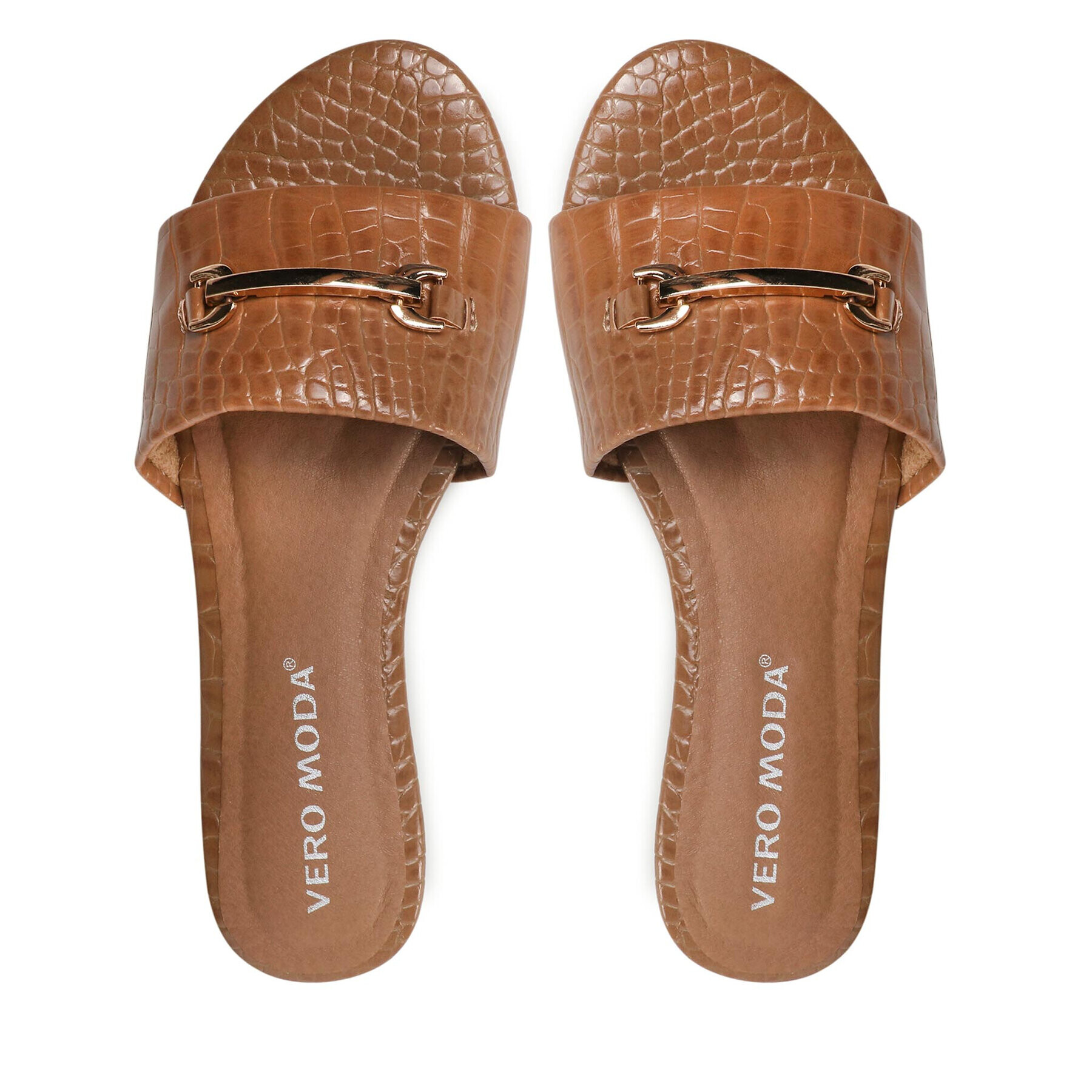 Vero Moda Чехли Vmjuliette 10265939 Кафяв - Pepit.bg