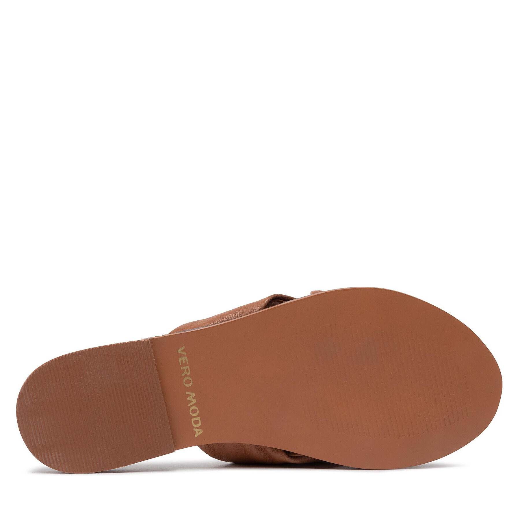 Vero Moda Чехли Vmsmooth Leather Sandal 10265527 Кафяв - Pepit.bg