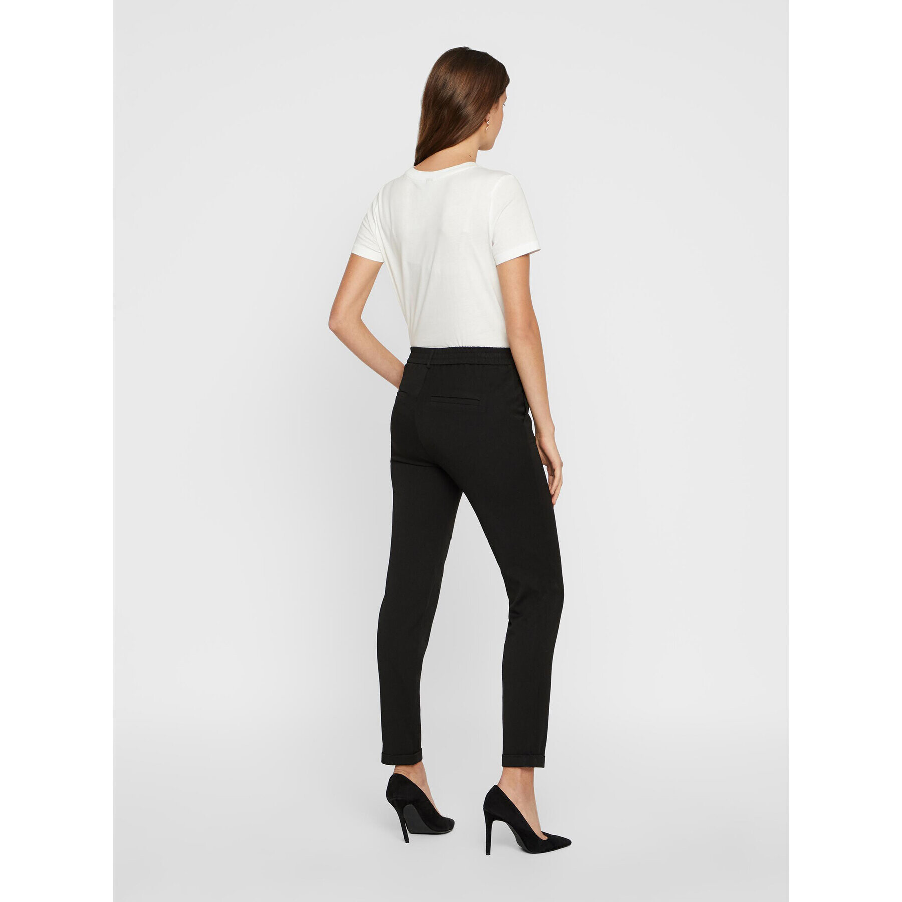 Vero Moda Чино панталони Maya 10225280 Черен Regular Fit - Pepit.bg
