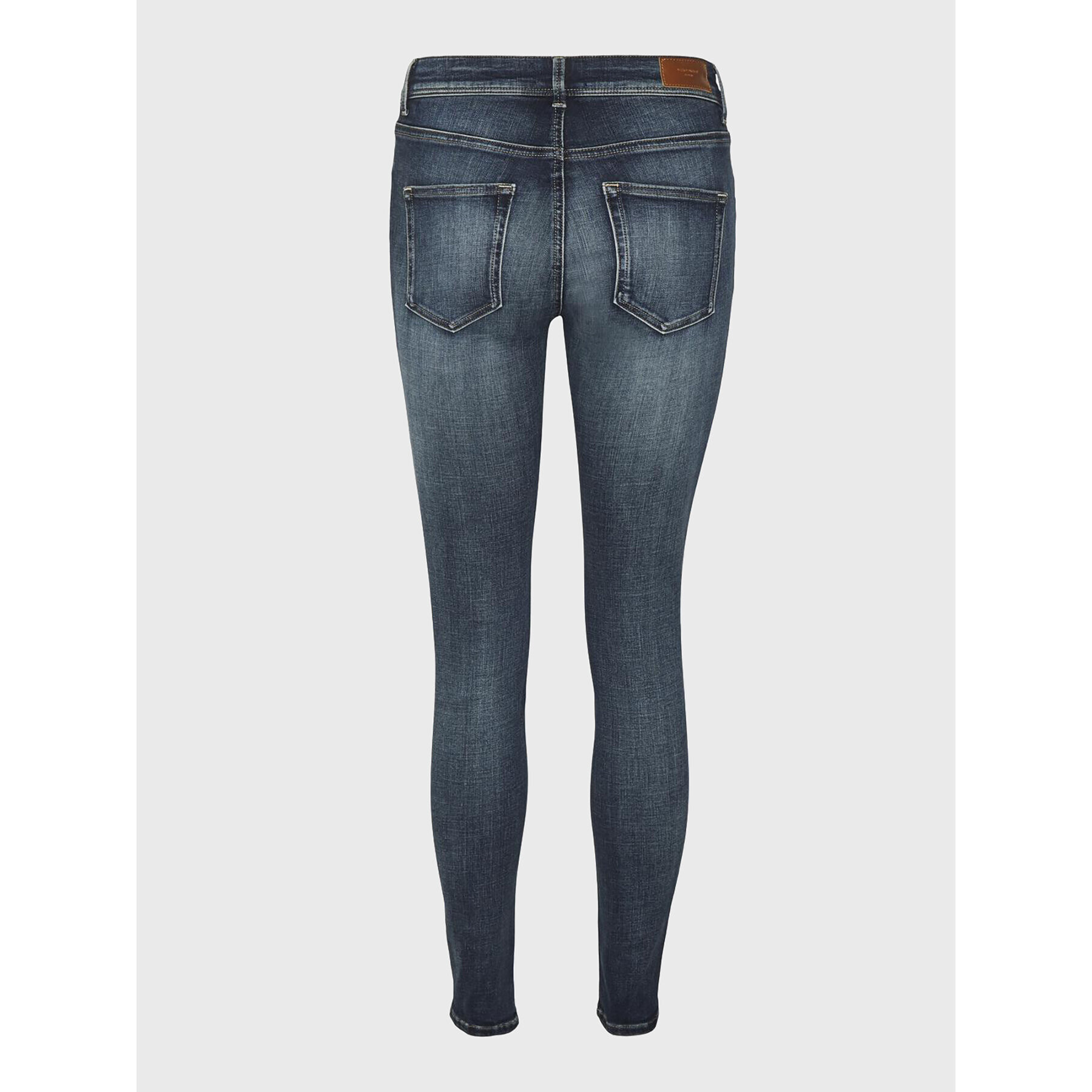 Vero Moda Curve Дънки Lux 10281184 Тъмносин Slim Fit - Pepit.bg