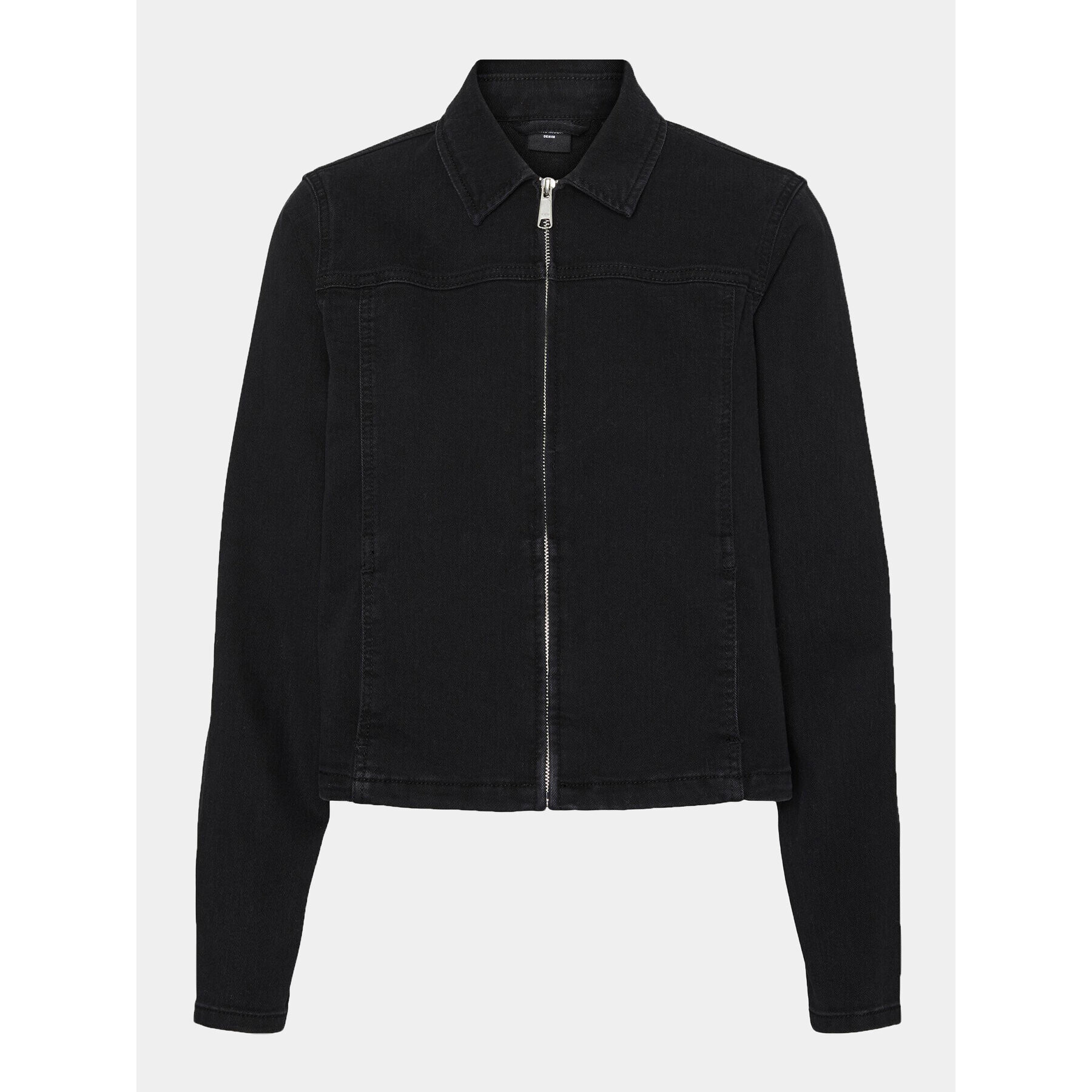 Vero Moda Curve Дънково яке 10307413 Черен Regular Fit - Pepit.bg