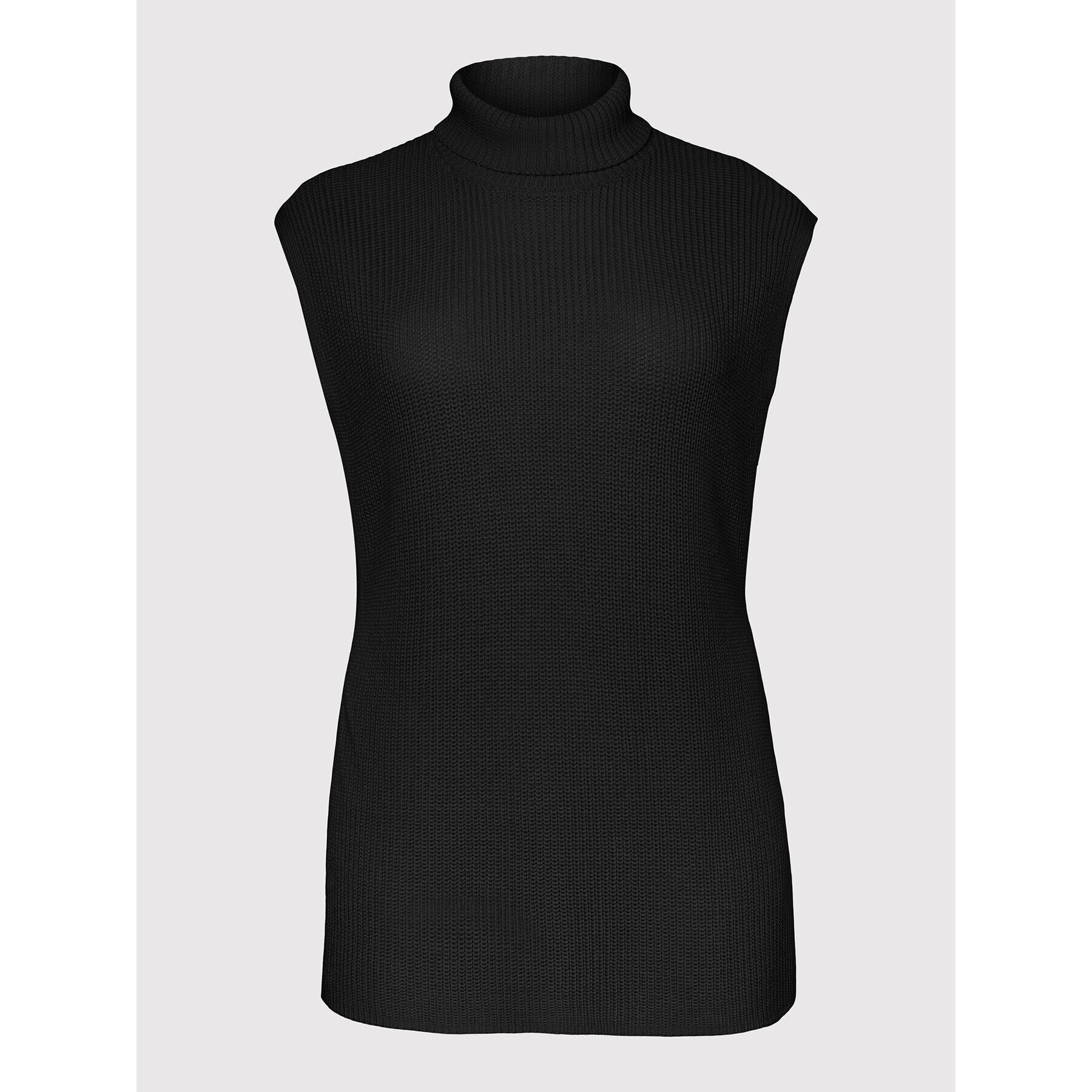 Vero Moda Curve Пуловер Myrna 10252749 Черен Regular Fit - Pepit.bg