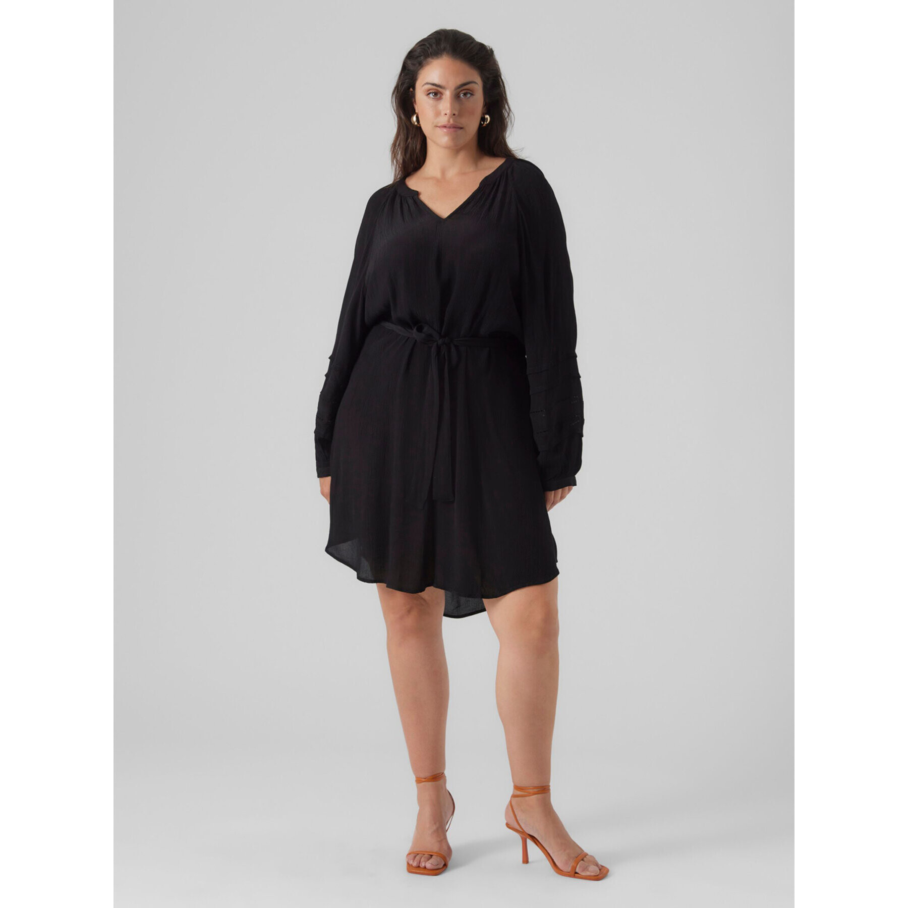 Vero Moda Curve Ежедневна рокля 10297334 Черен Regular Fit - Pepit.bg