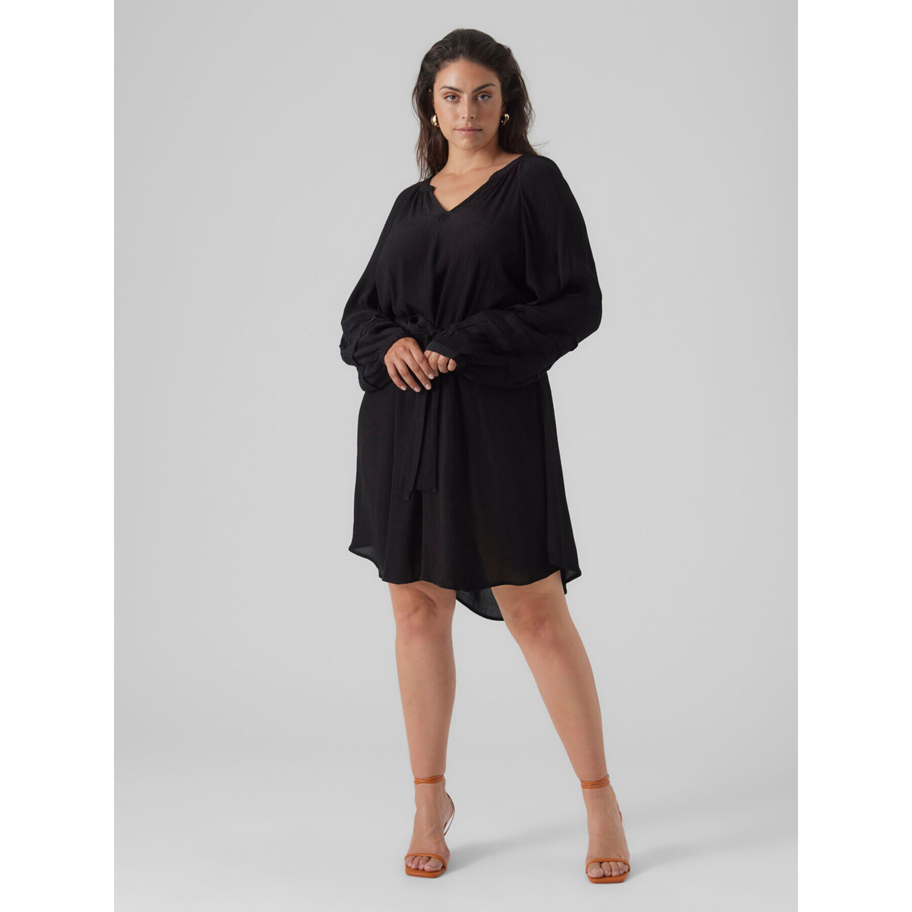 Vero Moda Curve Ежедневна рокля 10297334 Черен Regular Fit - Pepit.bg