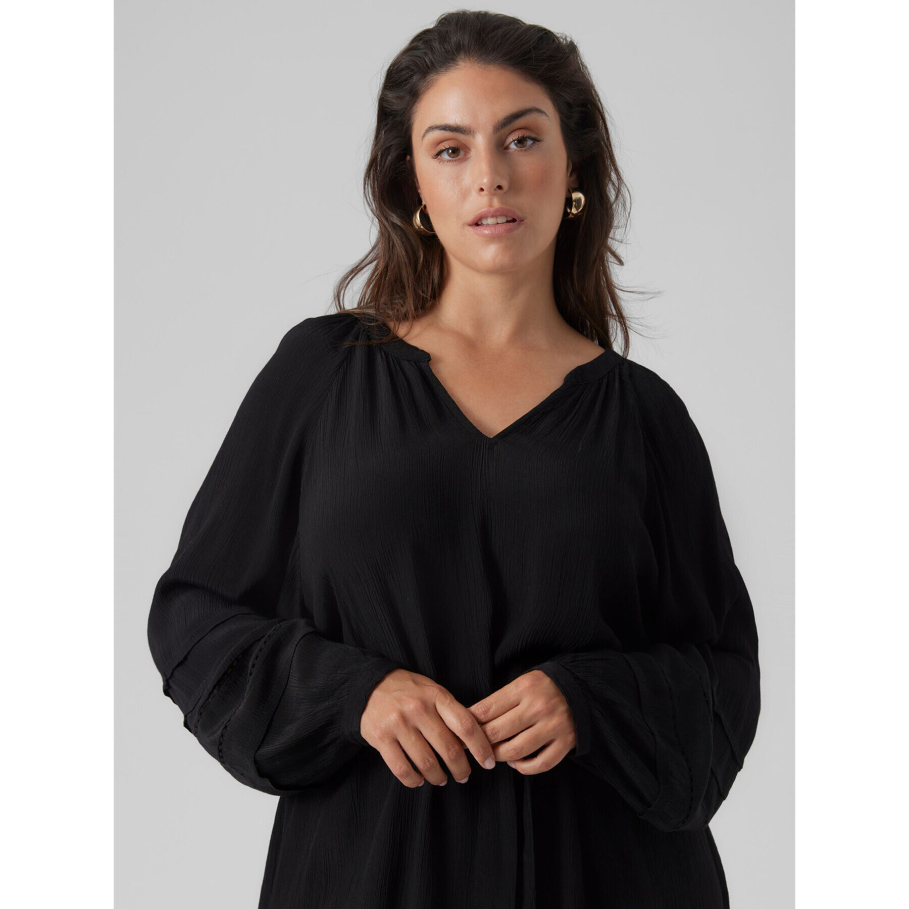 Vero Moda Curve Ежедневна рокля 10297334 Черен Regular Fit - Pepit.bg