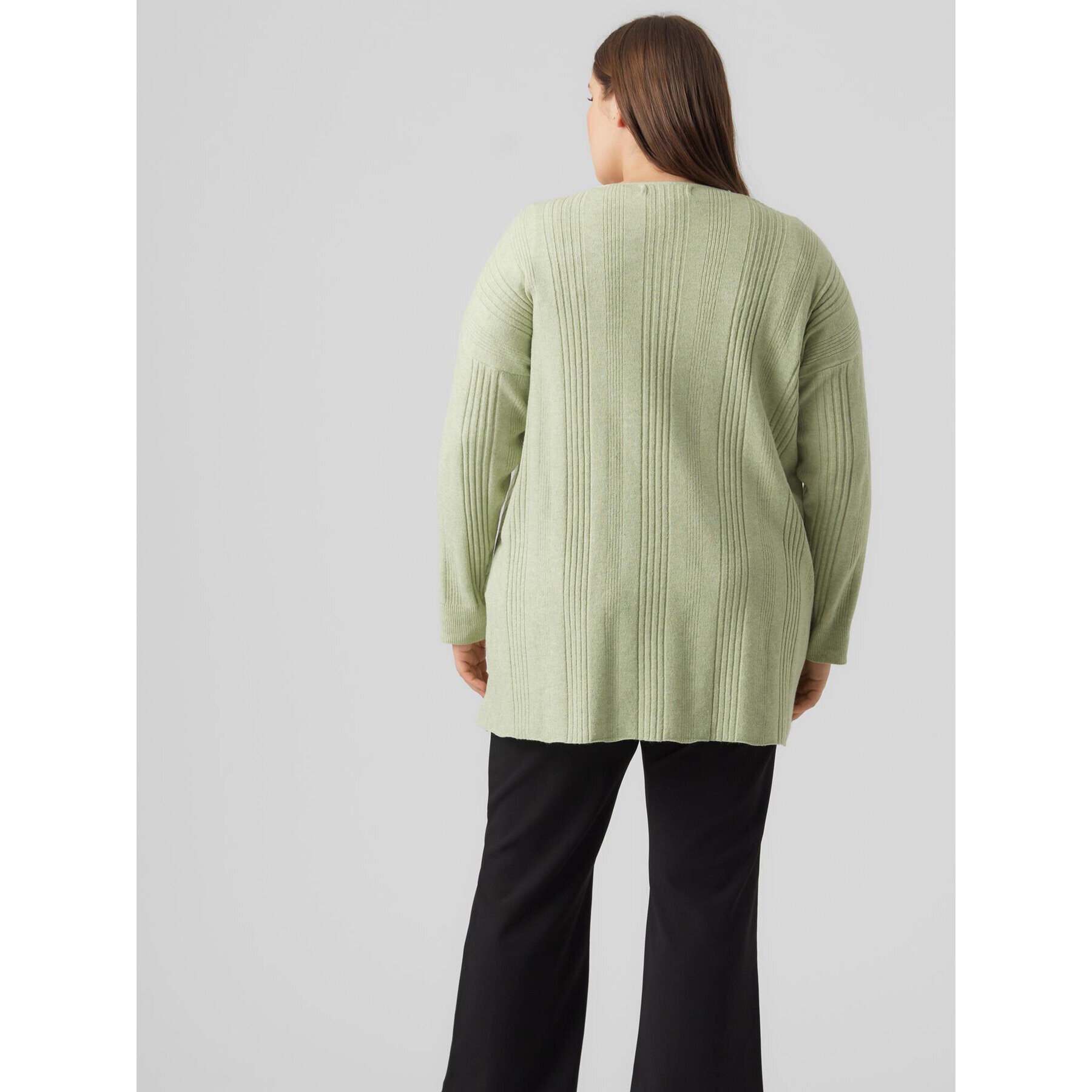 Vero Moda Curve Кардиган Innie 10278781 Зелен Regular Fit - Pepit.bg