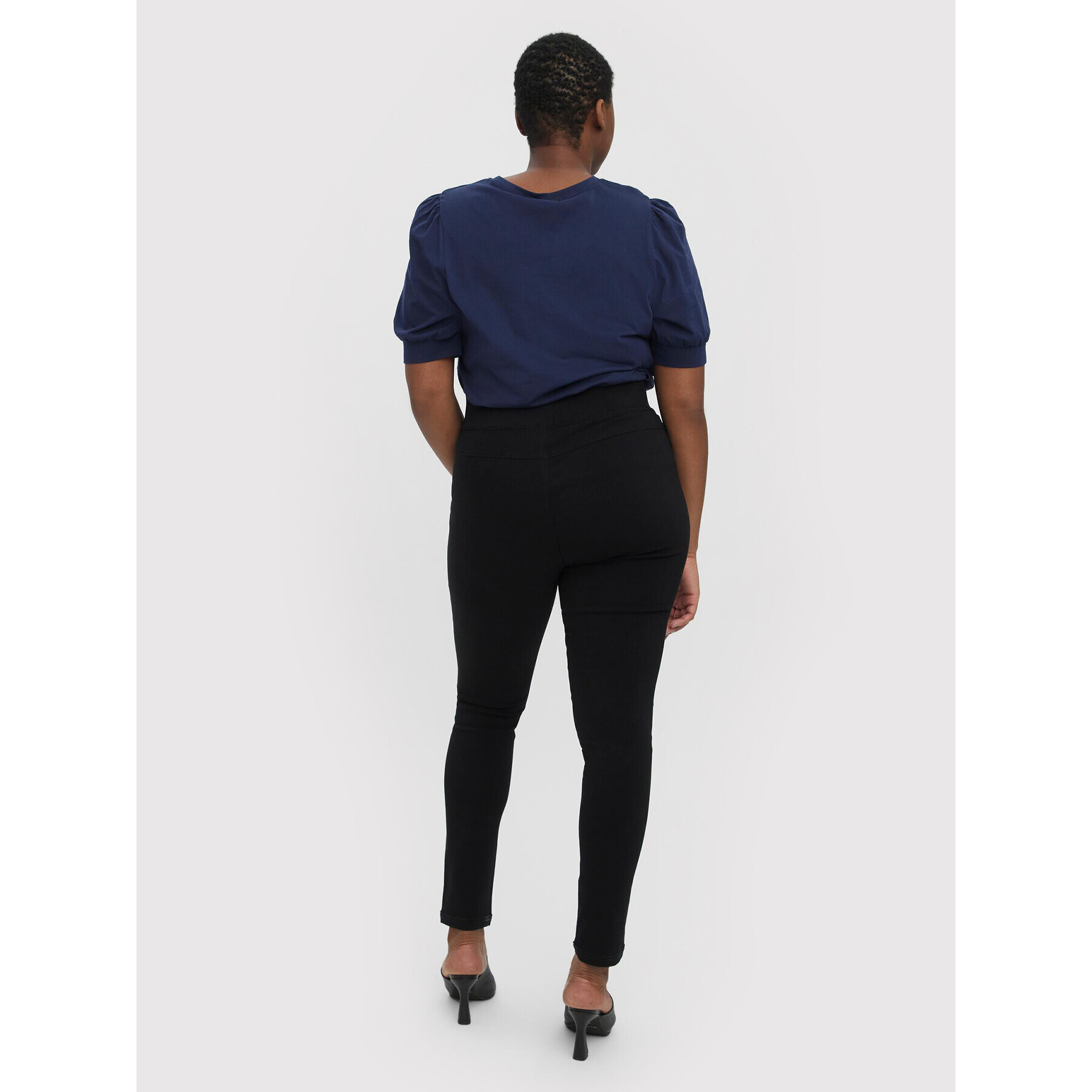 Vero Moda Curve Клин Silina 10256722 Черен Slim Fit - Pepit.bg