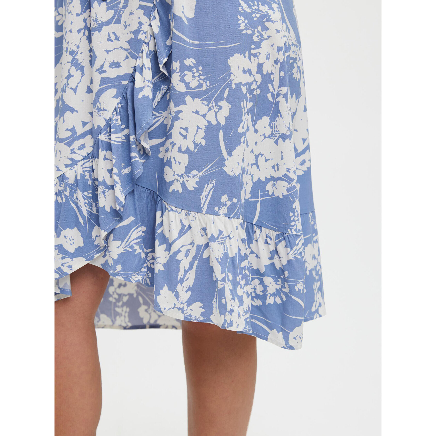 Vero Moda Curve Лятна рокля Lexie 10266955 Син Regular Fit - Pepit.bg