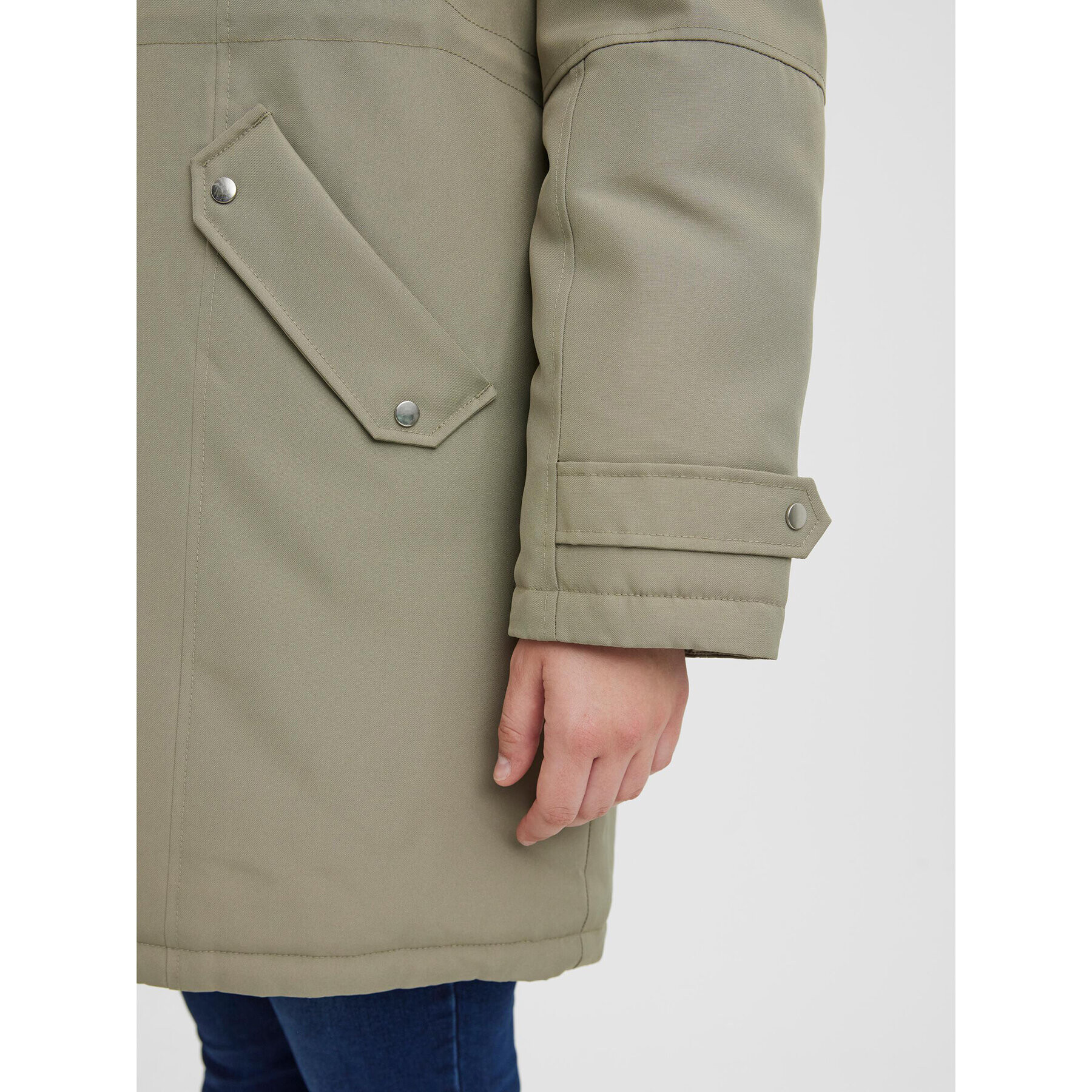 Vero Moda Curve Парка Trok 10267442 Зелен Regular Fit - Pepit.bg