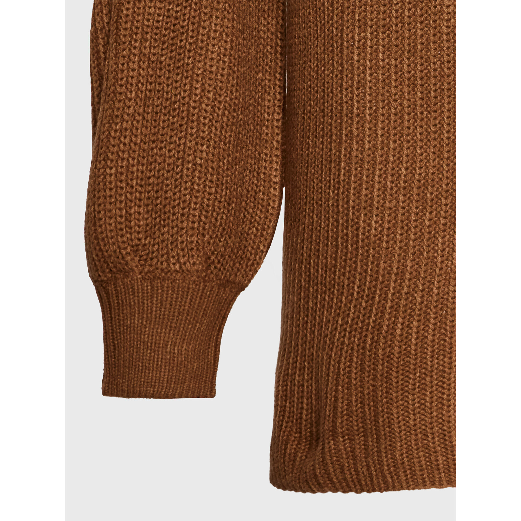 Vero Moda Curve Поло Sayla 10276895 Кафяв Regular Fit - Pepit.bg