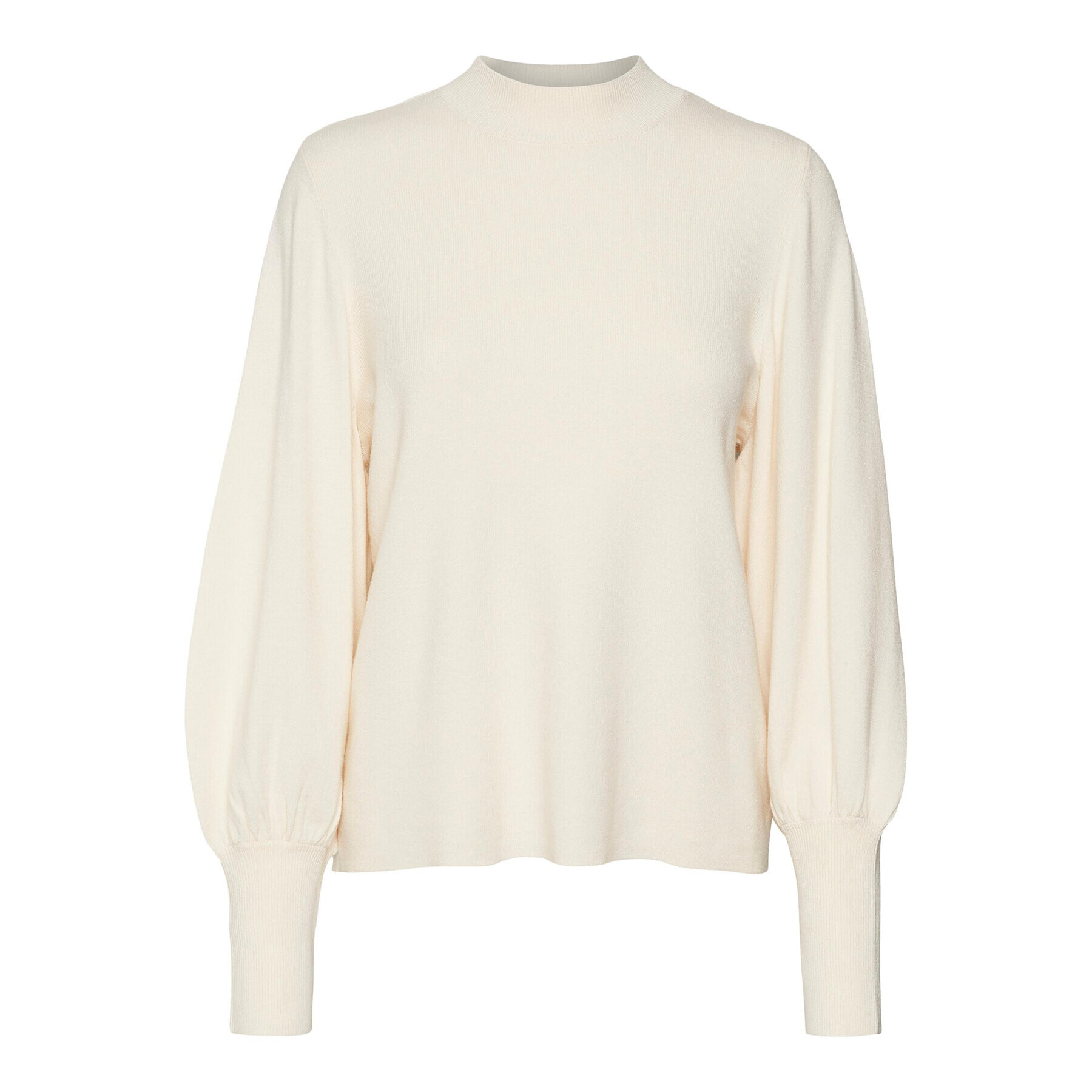 Vero Moda Curve Пуловер 10291293 Бежов Regular Fit - Pepit.bg