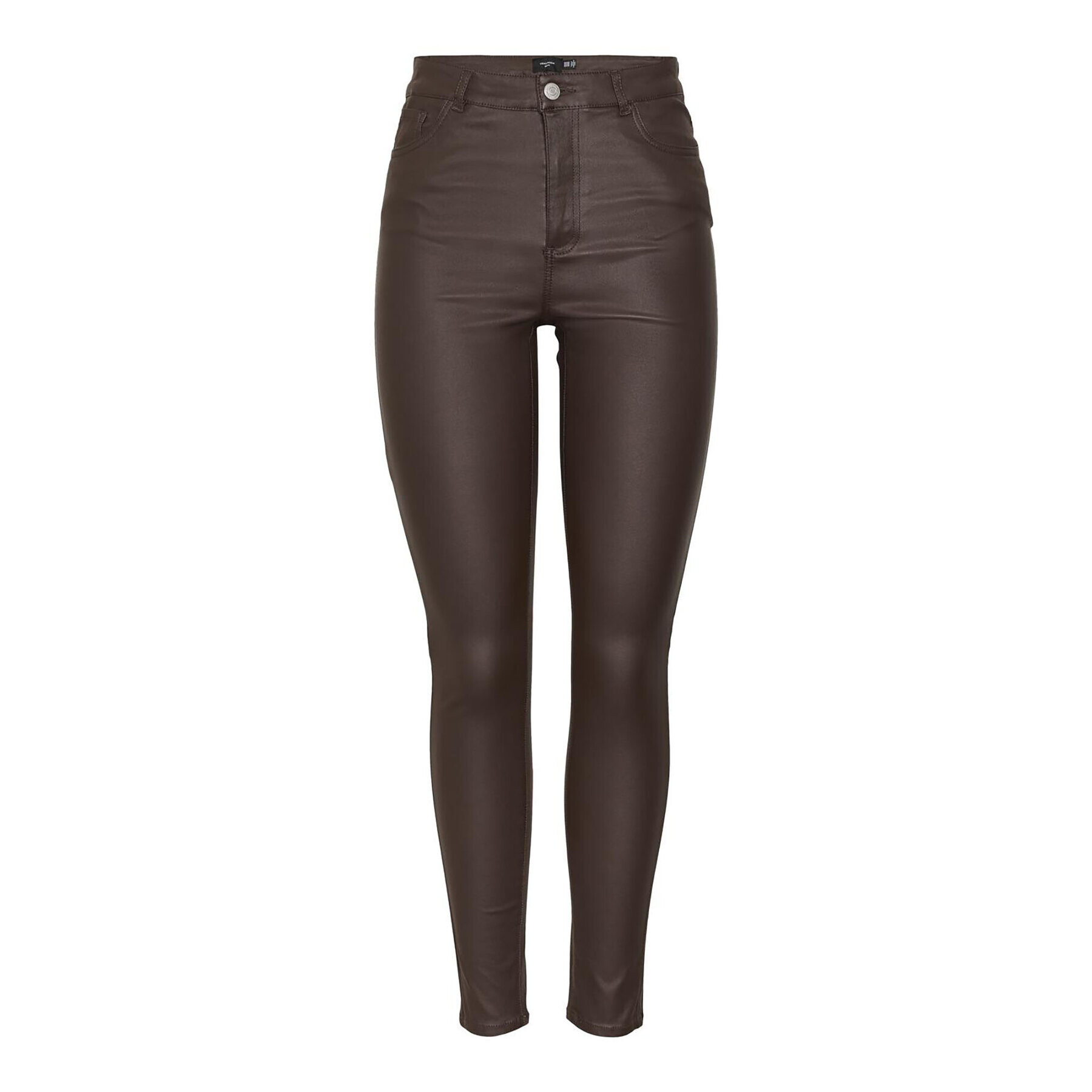 Vero Moda Curve Текстилни панталони Sophia 10281185 Кафяв Skinny Fit - Pepit.bg