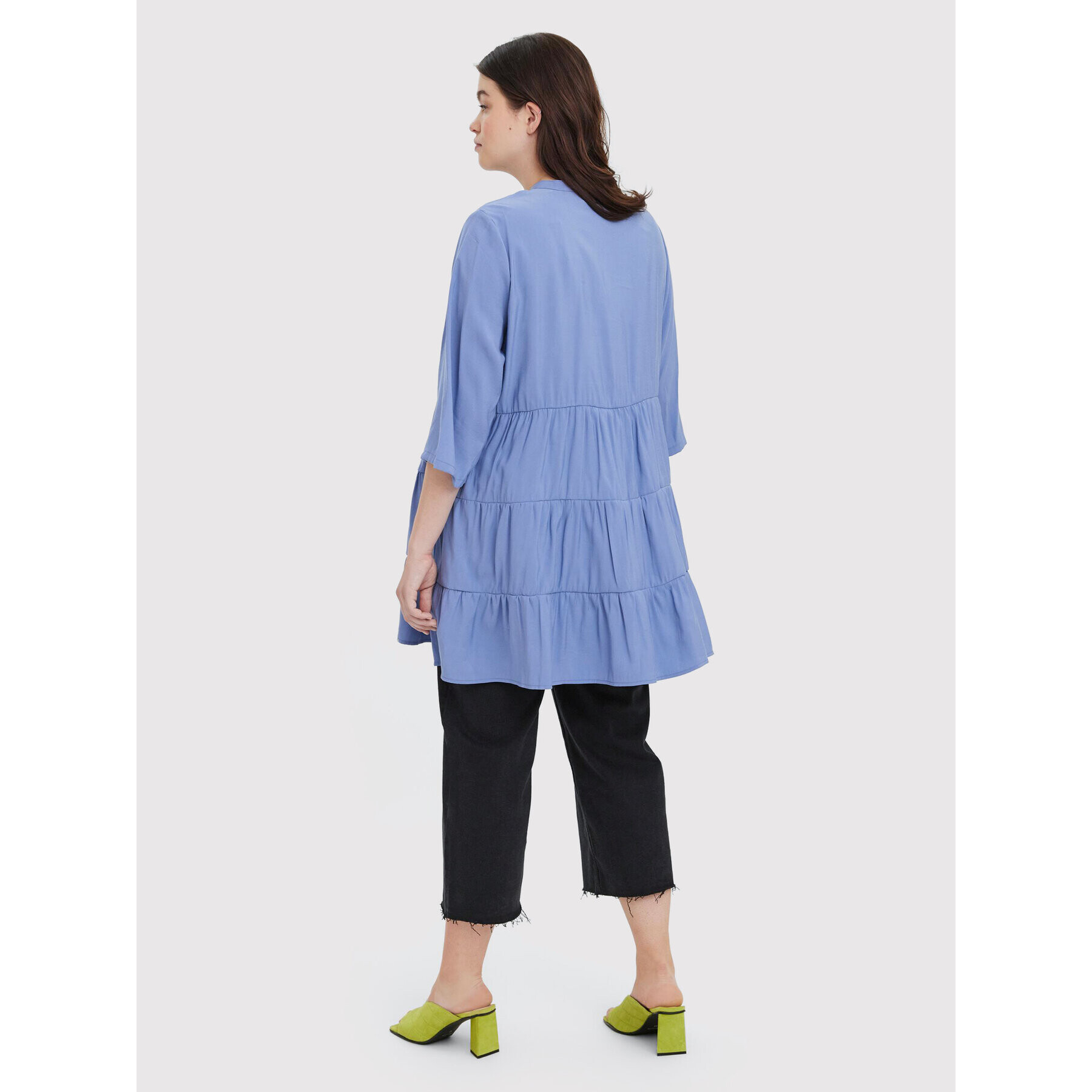 Vero Moda Curve Туника Kenia 10266952 Син Regular Fit - Pepit.bg