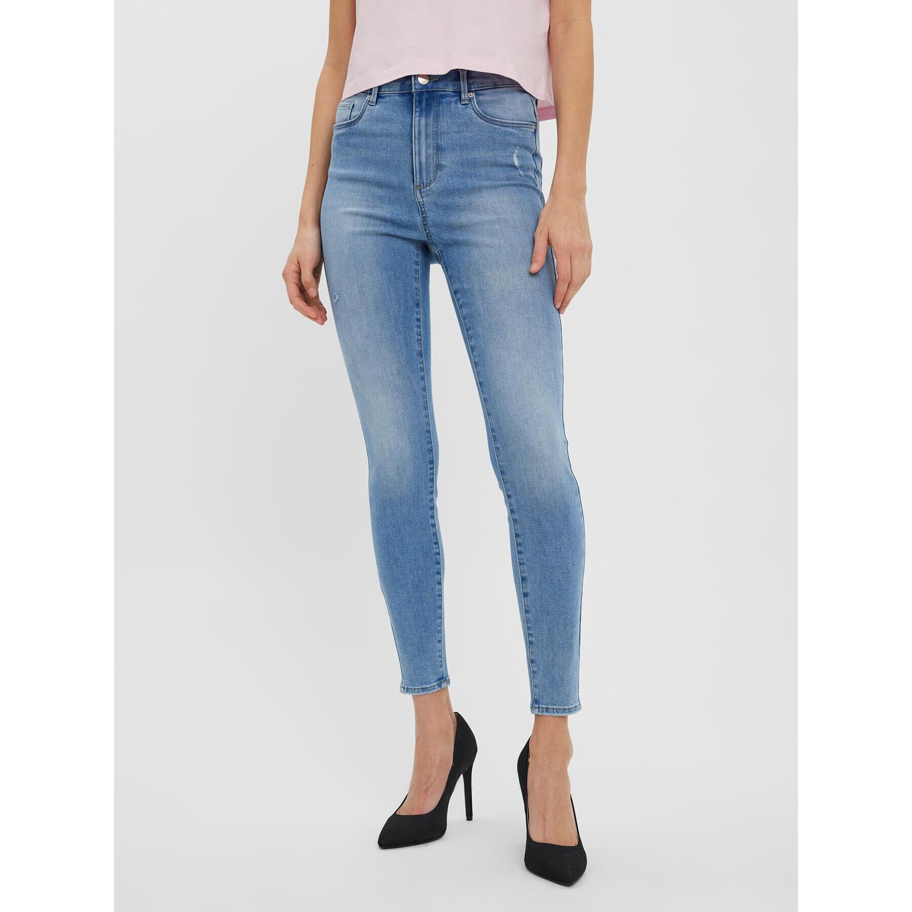 Vero Moda Дънки Sophia 10260927 Син Skinny Fit - Pepit.bg