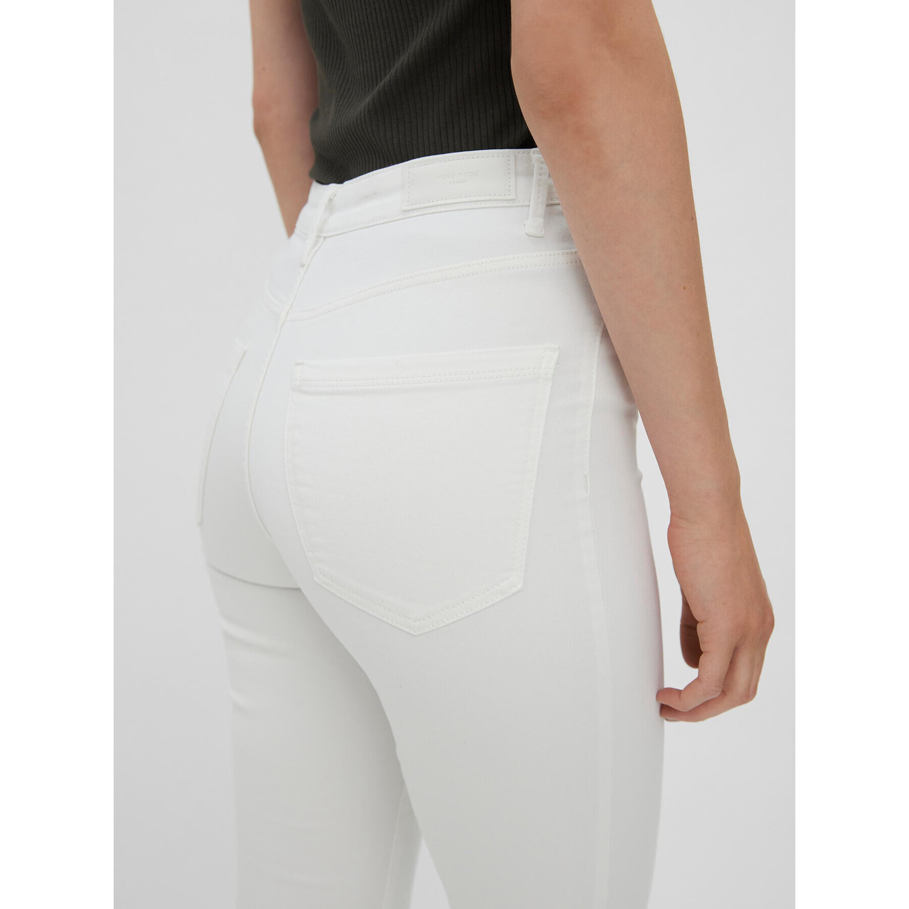 Vero Moda Дънки Sophia 10262685 Бял Skinny Fit - Pepit.bg