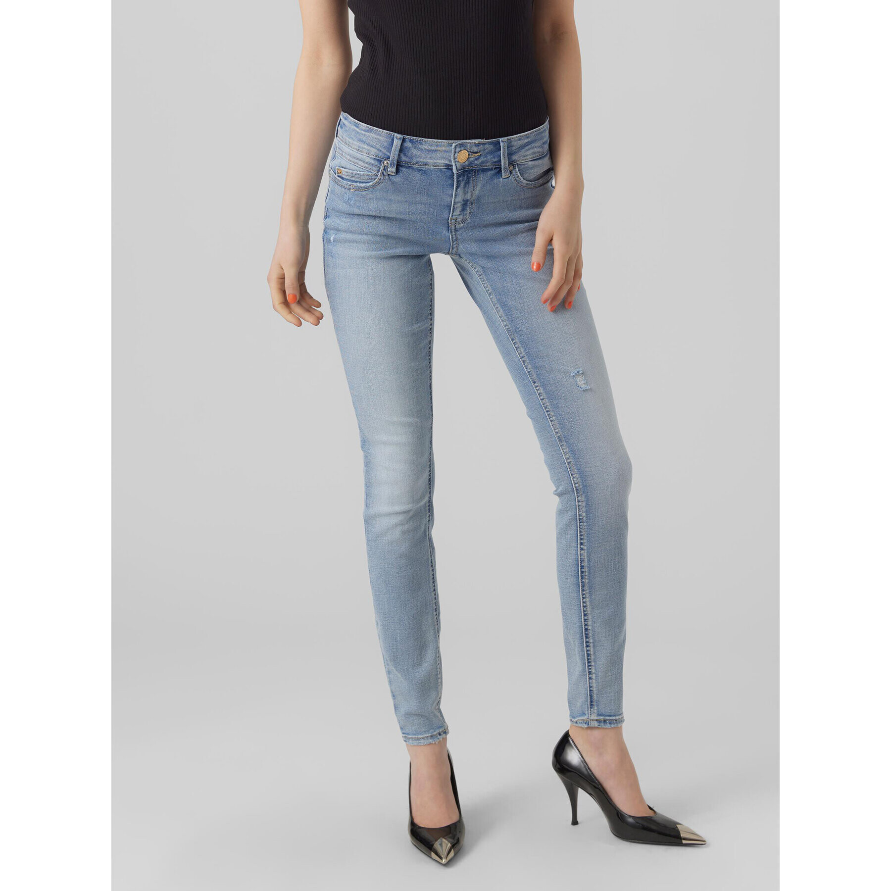 Vero Moda Дънки Robyn 10279951 Син Skinny Fit - Pepit.bg