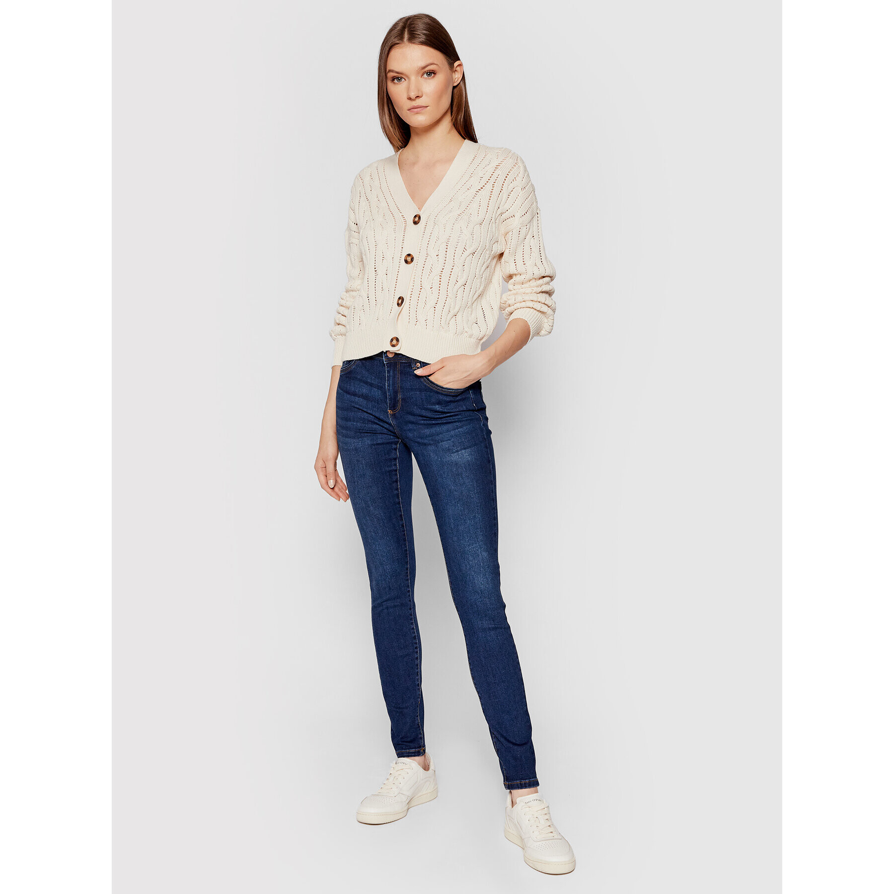 Vero Moda Дънки Tanya 10251657 Тъмносин Skinny Fit - Pepit.bg