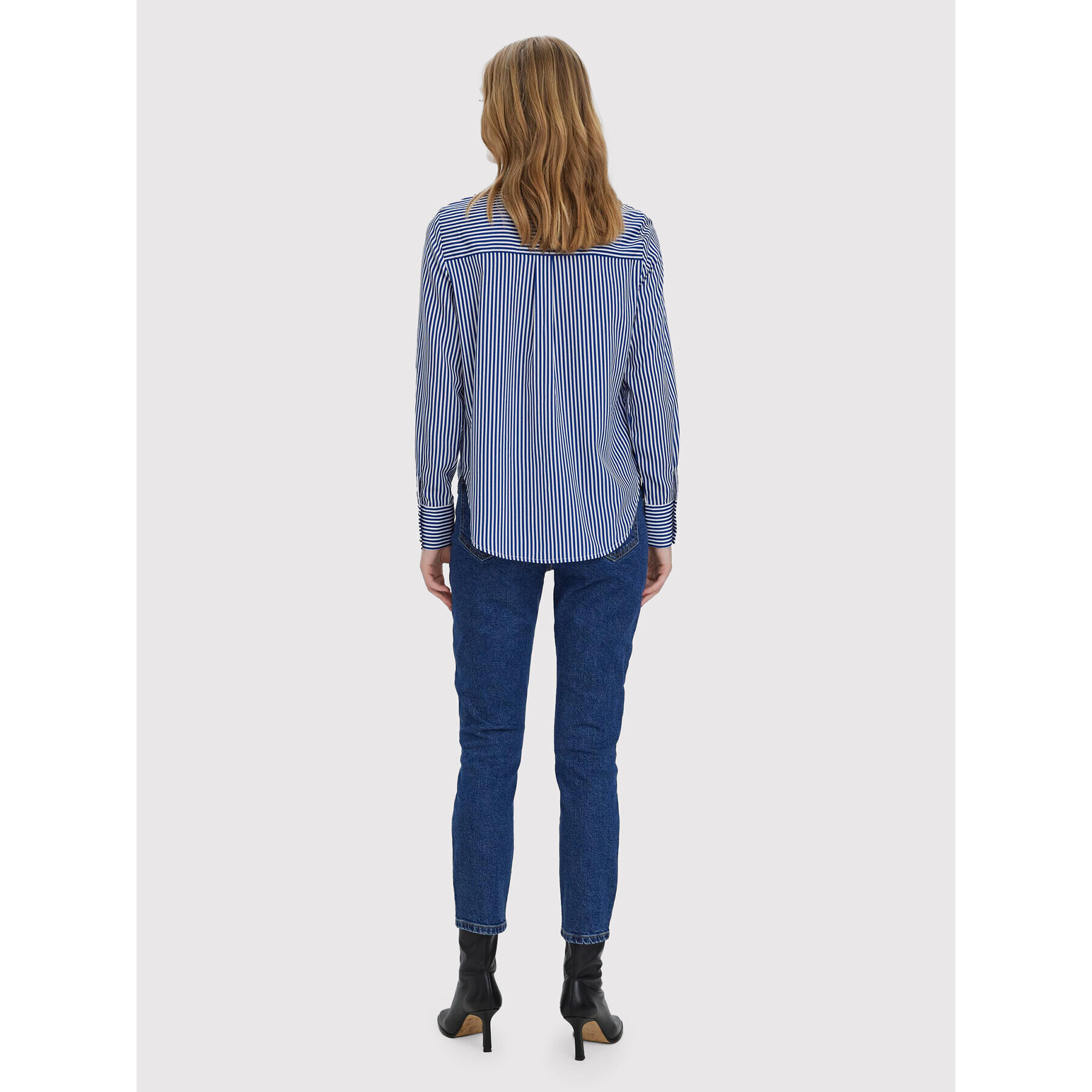 Vero Moda Дънки Brenda 10268434 Тъмносин Straight Fit - Pepit.bg