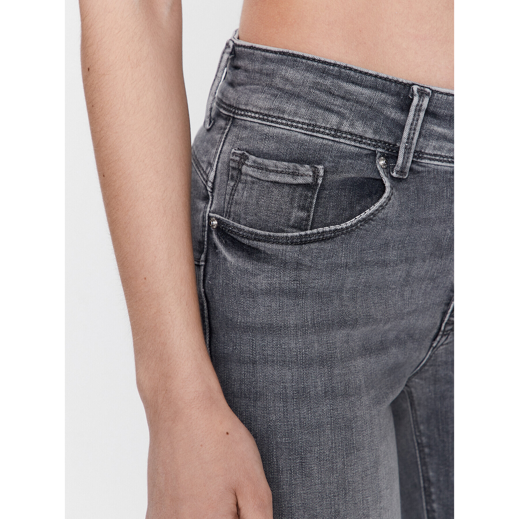 Vero Moda Дънки Embrace 10286263 Сив Skinny Fit - Pepit.bg