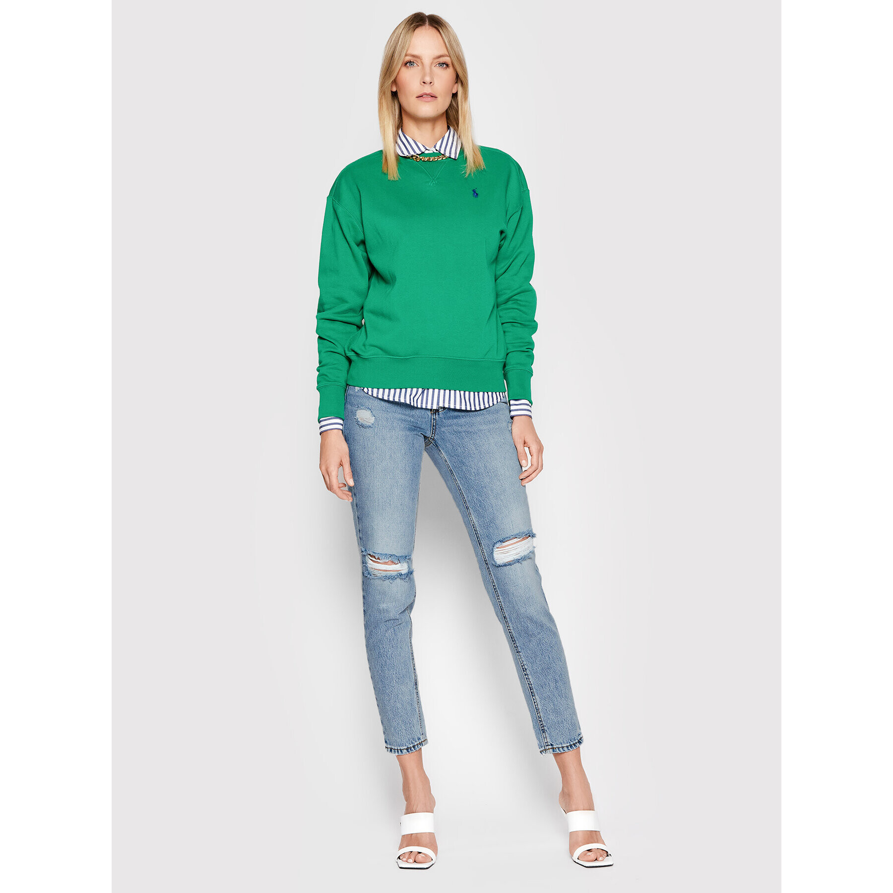 Vero Moda Дънки Joana 10261651 Син Mom Fit - Pepit.bg
