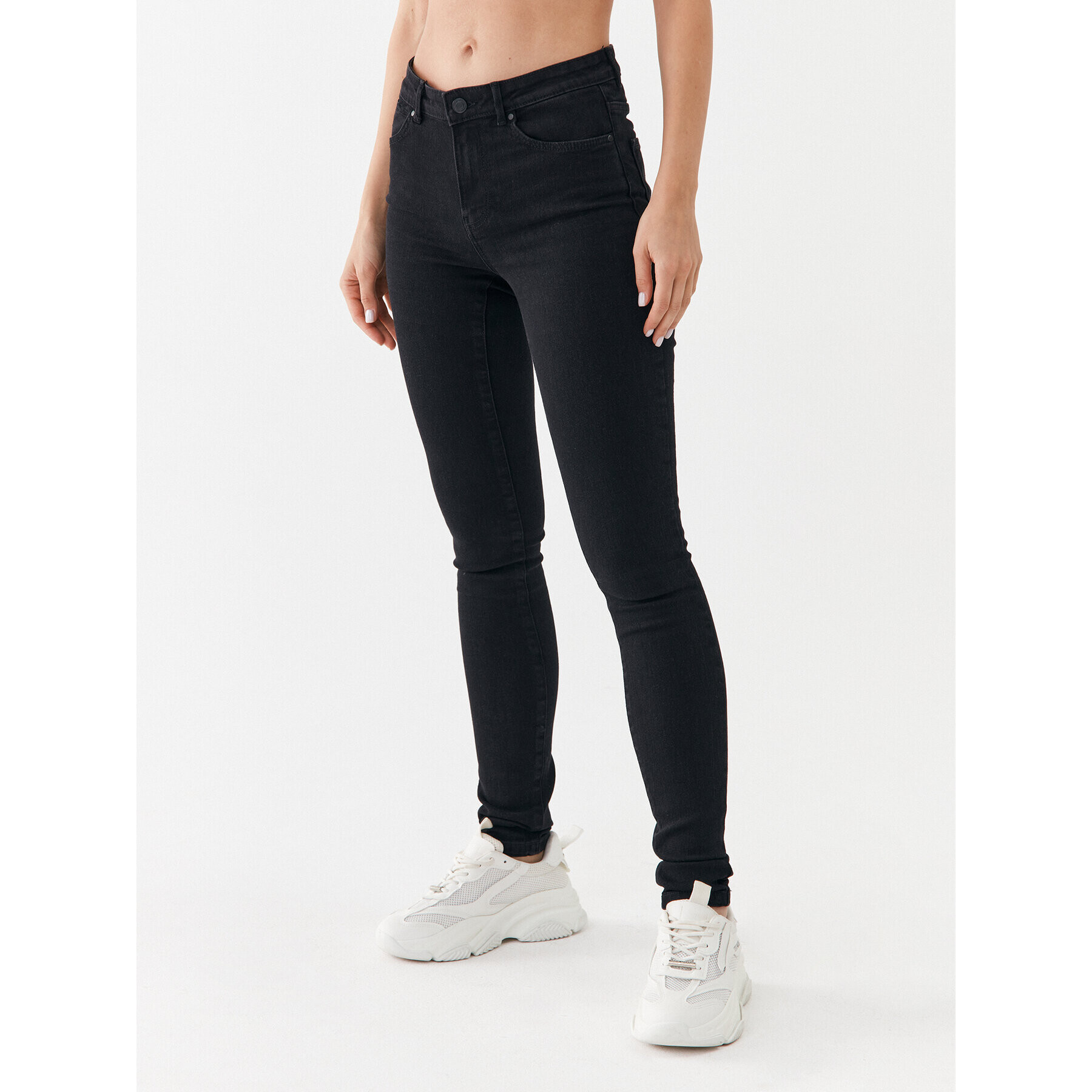 Vero Moda Дънки June 10278818 Черен Skinny Fit - Pepit.bg