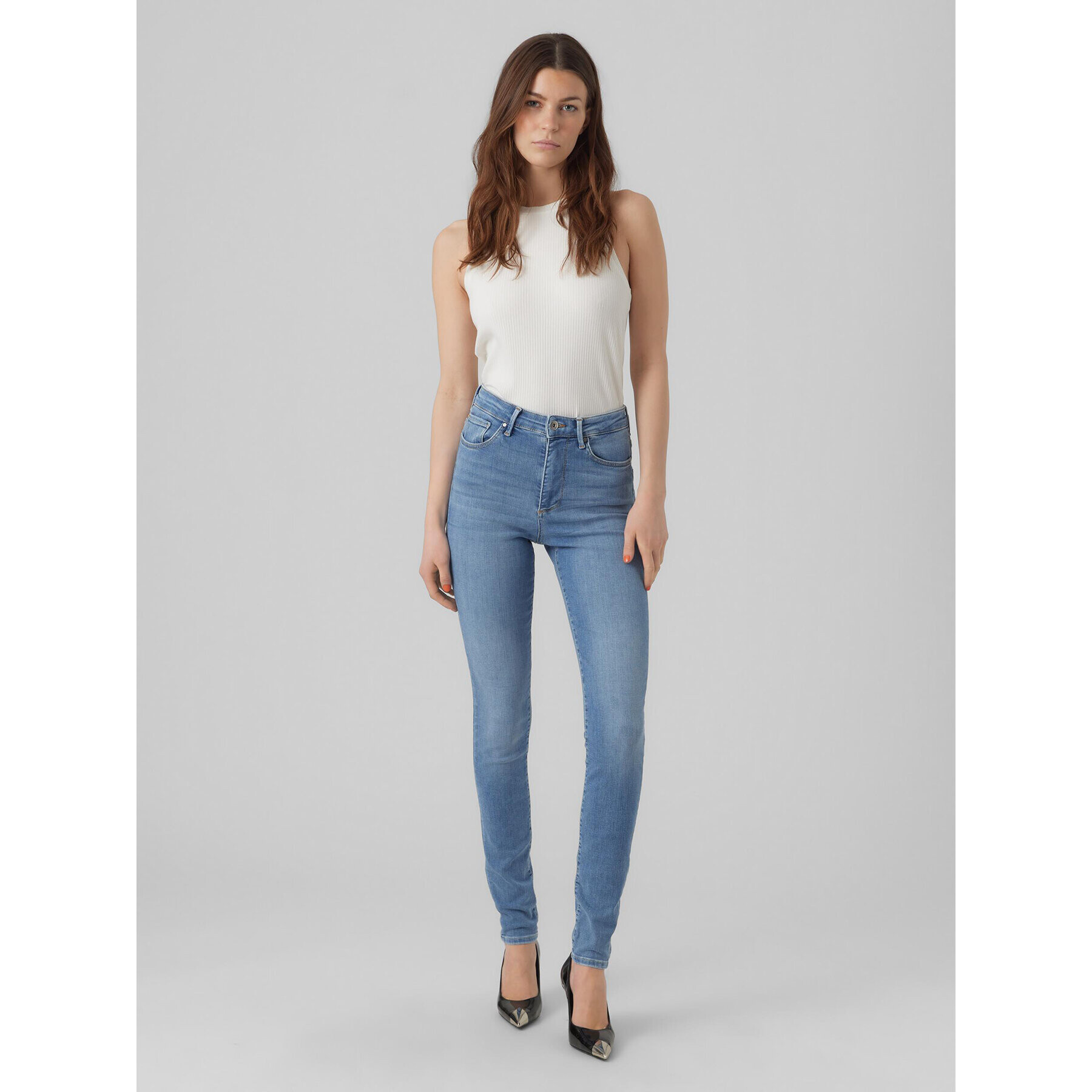 Vero Moda Дънки Sophia 10278955 Син Skinny Fit - Pepit.bg