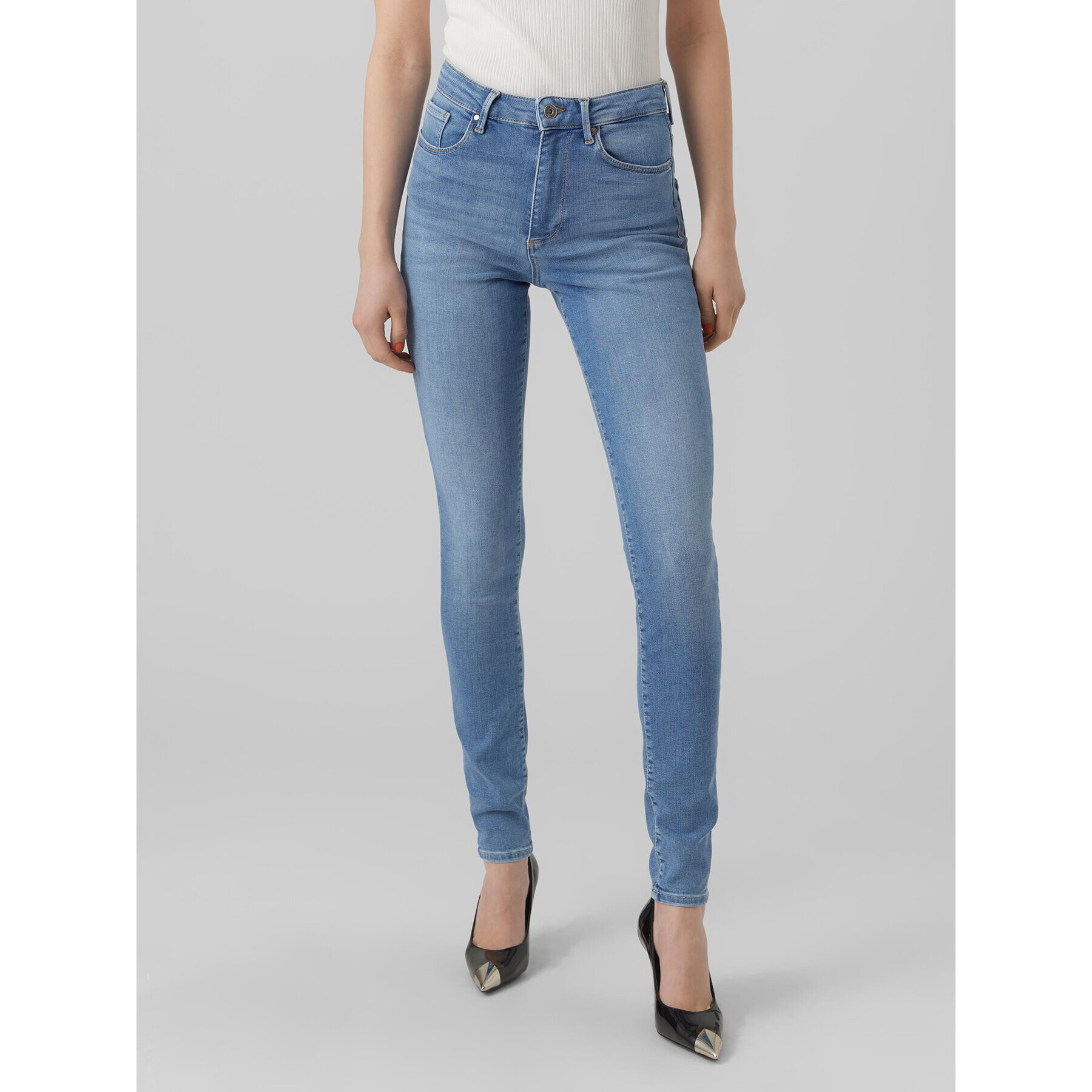 Vero Moda Дънки Sophia 10278955 Син Skinny Fit - Pepit.bg