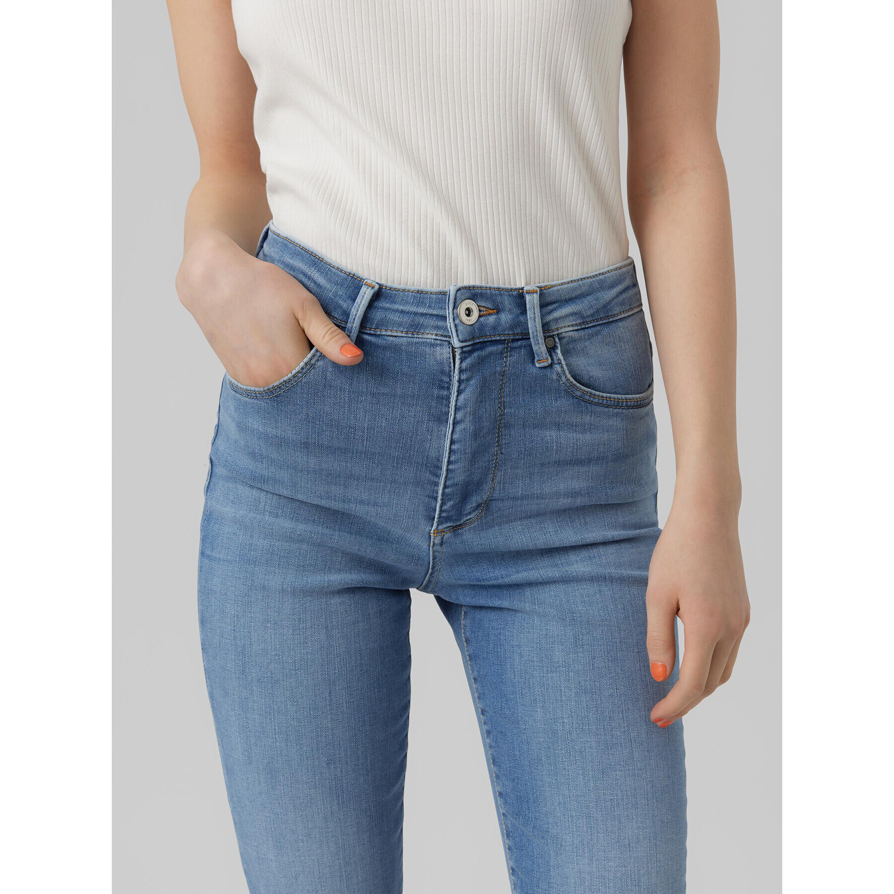 Vero Moda Дънки Sophia 10278955 Син Skinny Fit - Pepit.bg