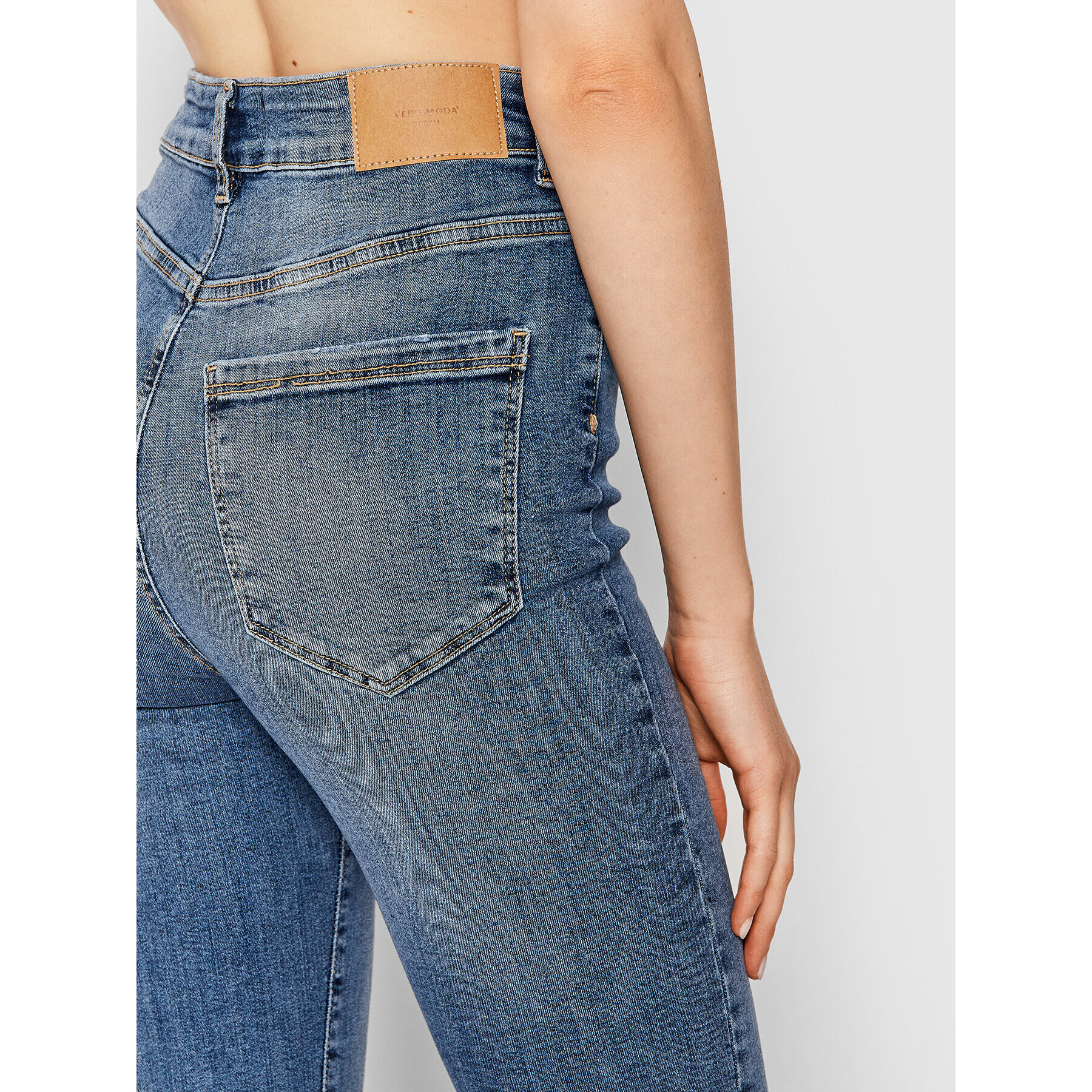 Vero Moda Дънки Stella 10262737 Тъмносин Regular Fit - Pepit.bg
