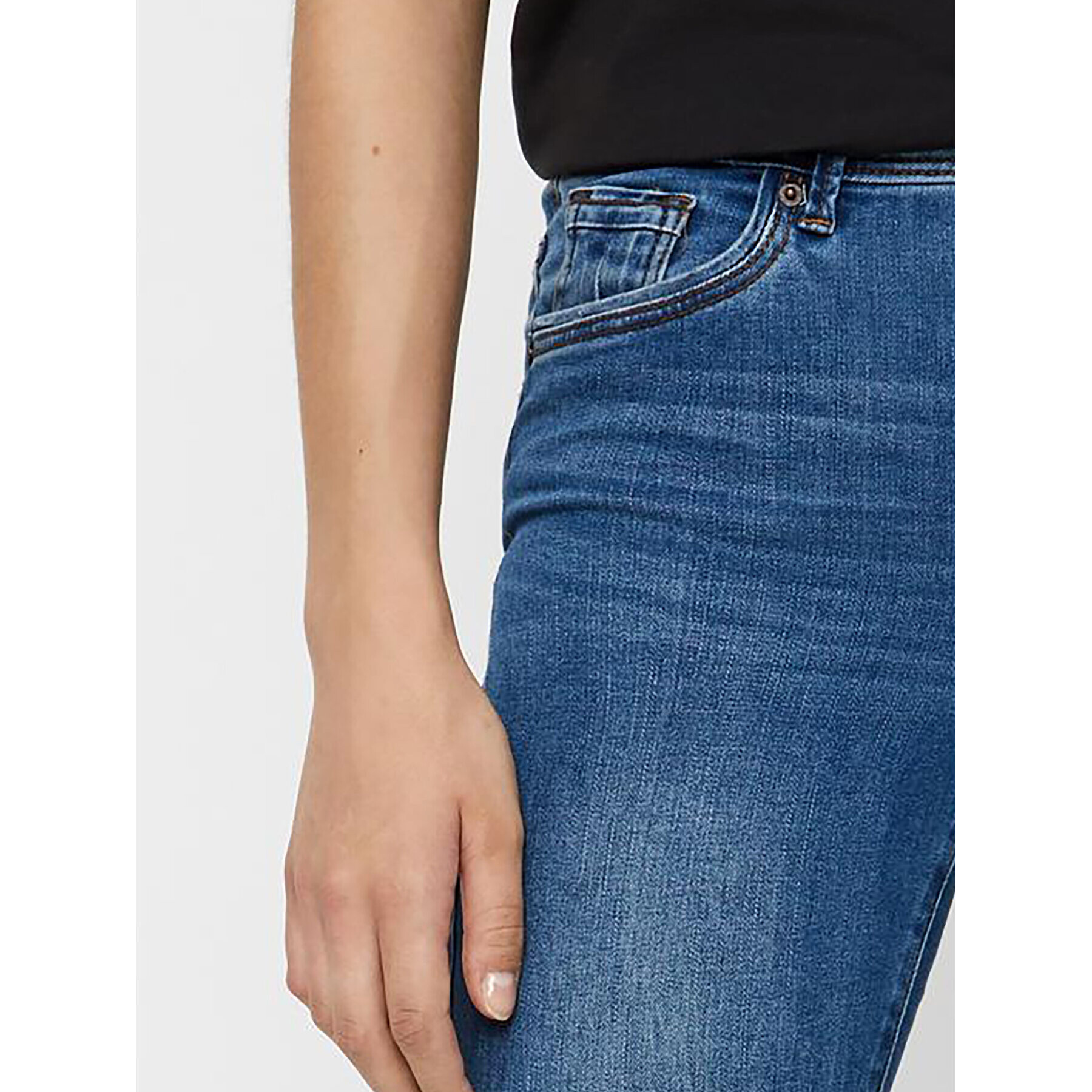 Vero Moda Дънки Tanya 10222531 Тъмносин Skinny Fit - Pepit.bg