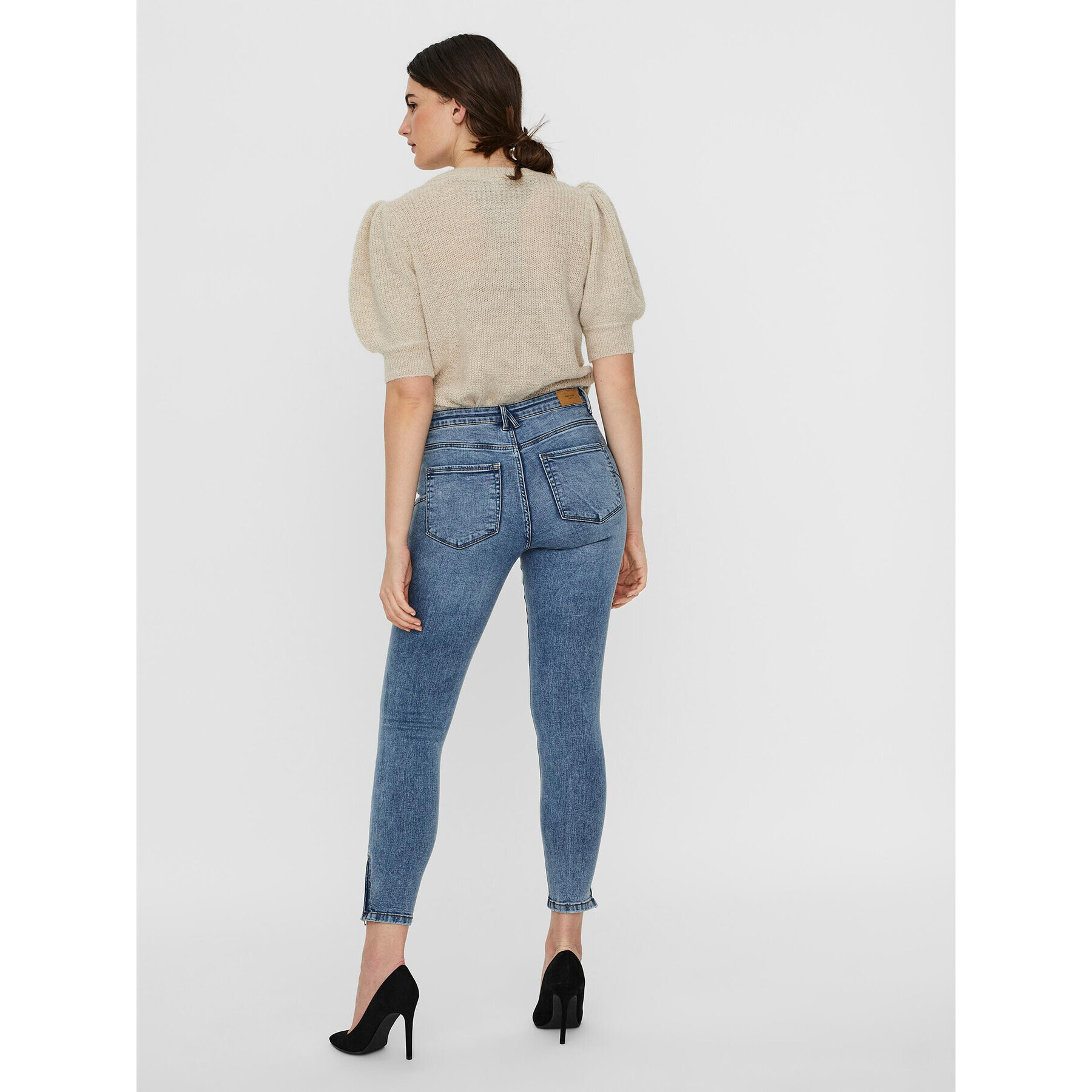Vero Moda Дънки Tilde 10247111 Син Slim Fit - Pepit.bg