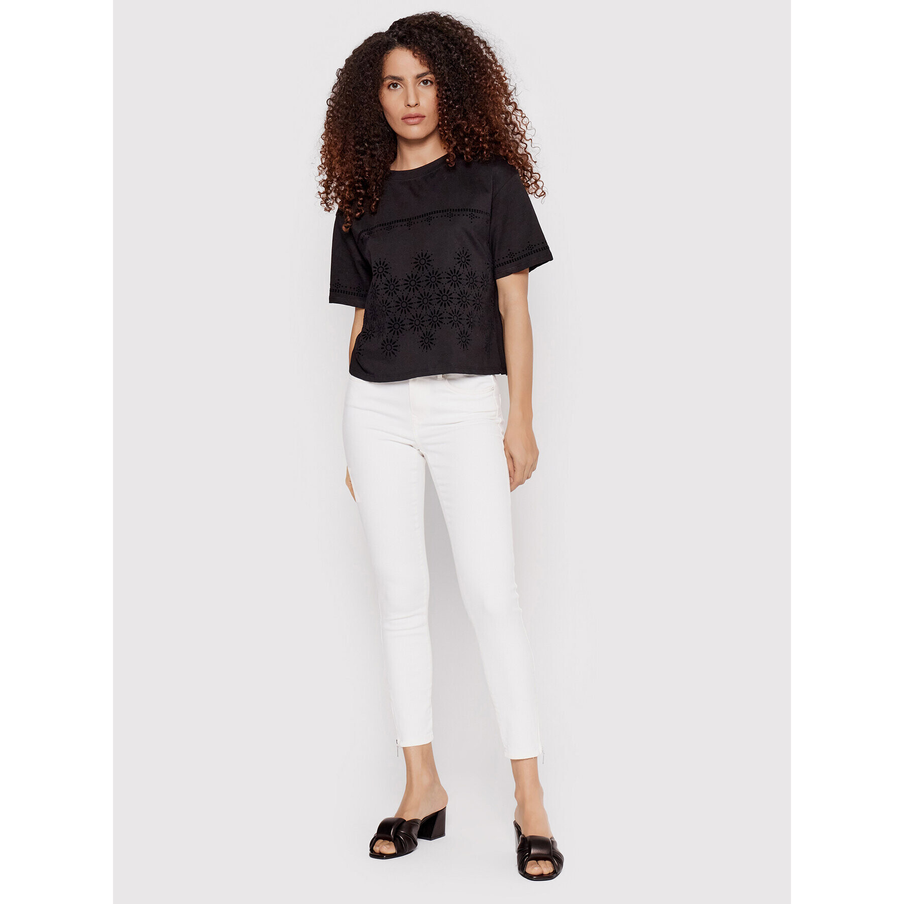 Vero Moda Дънки Tilde 10258074 Бежов Slim Fit - Pepit.bg