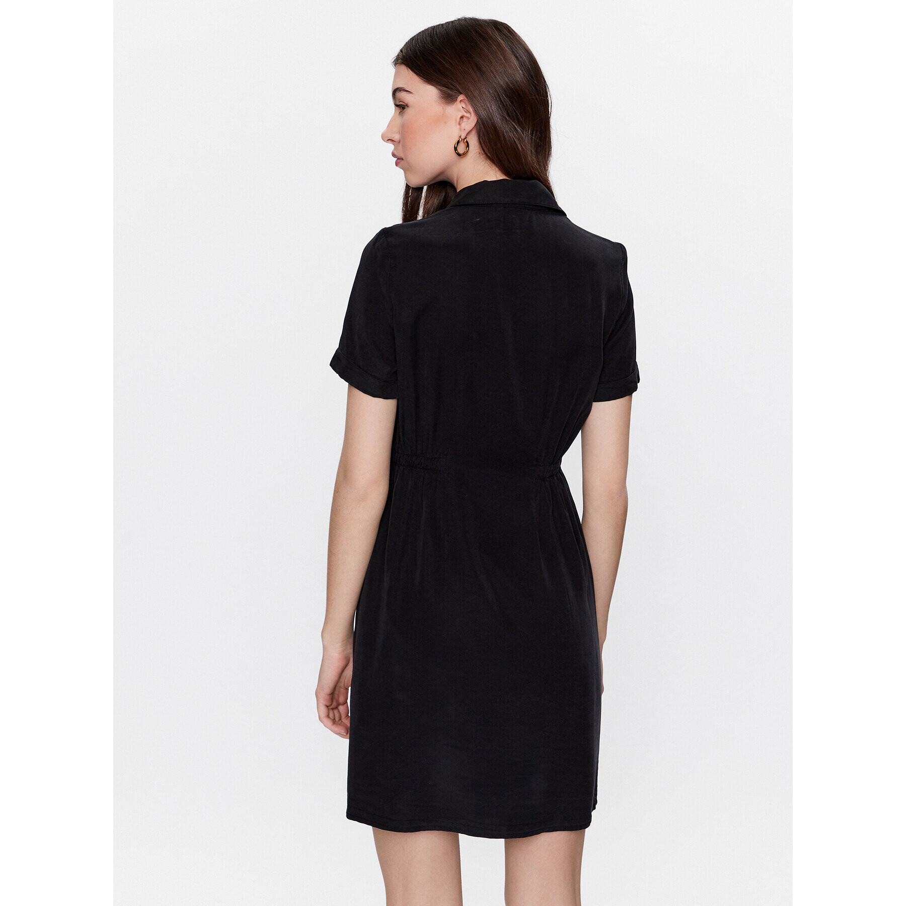 Vero Moda Рокля тип риза Harper 10283698 Черен Standard Fit - Pepit.bg