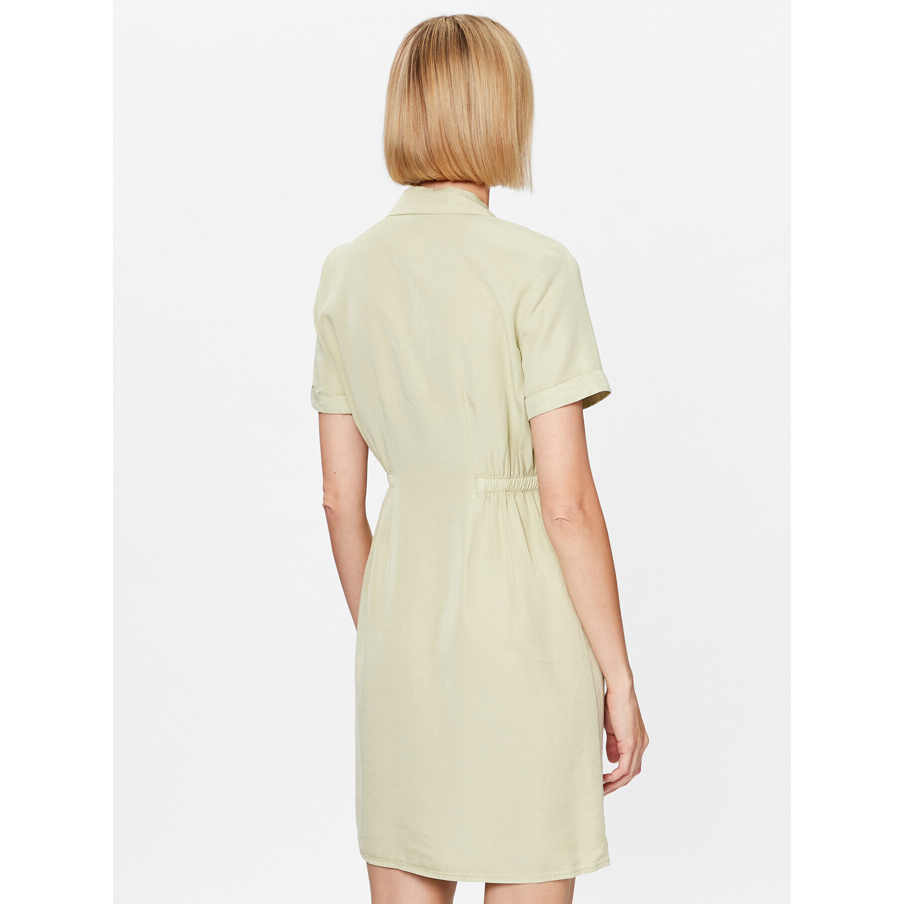 Vero Moda Рокля тип риза Harper 10283698 Зелен Standard Fit - Pepit.bg
