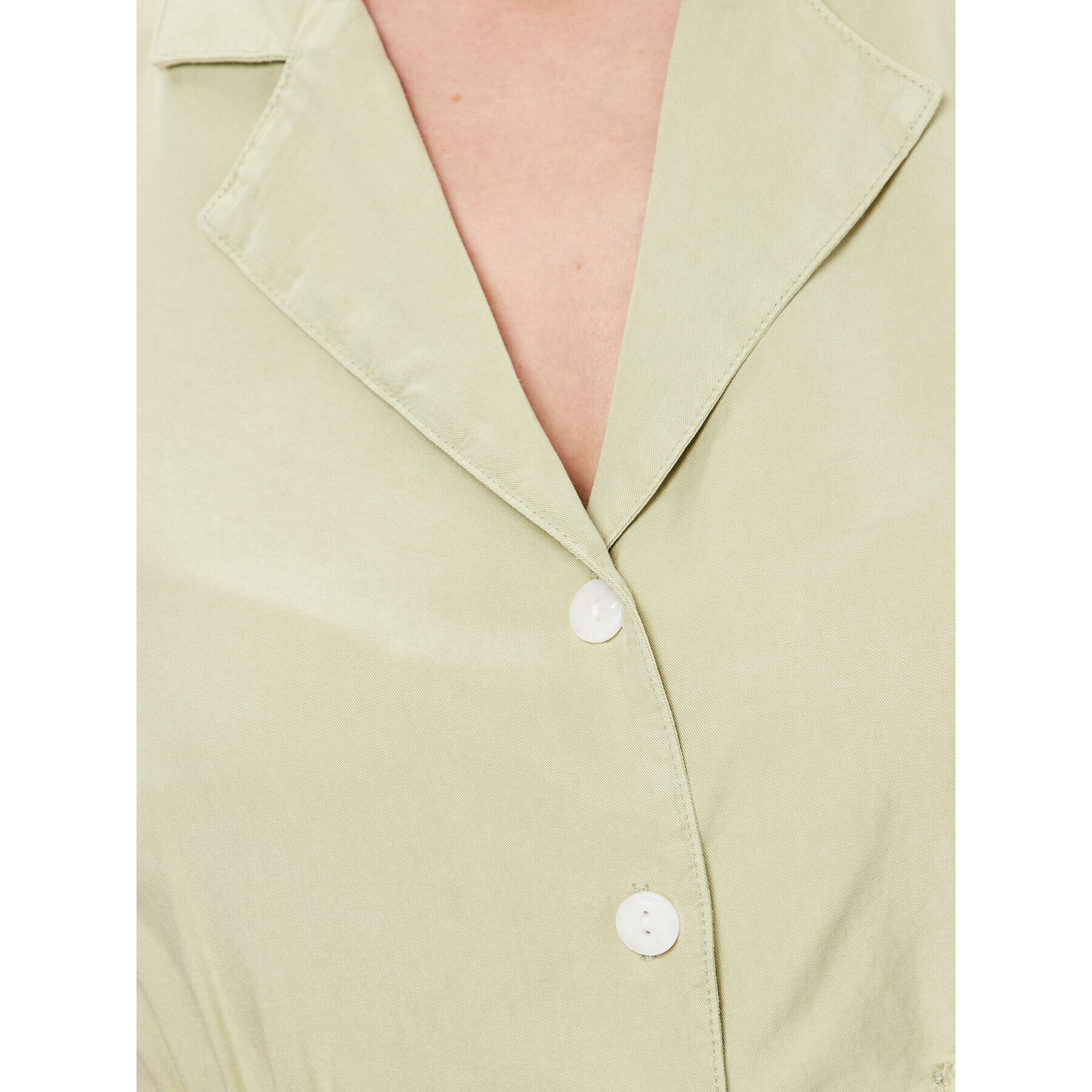 Vero Moda Рокля тип риза Harper 10283698 Зелен Standard Fit - Pepit.bg
