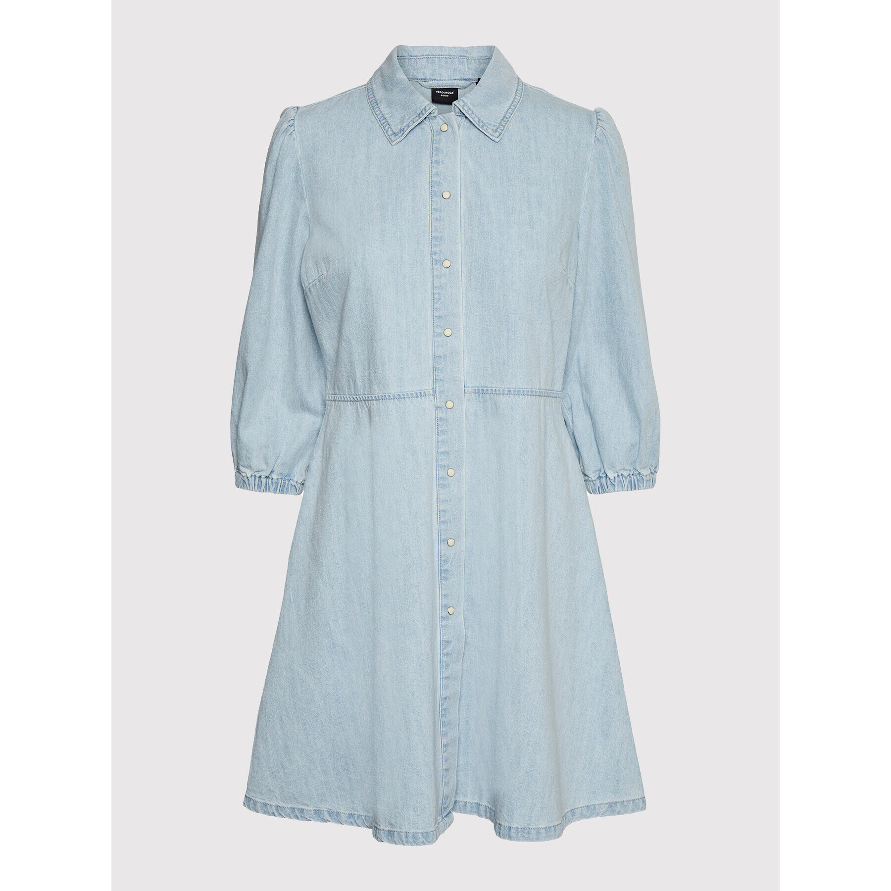 Vero Moda Дънкова рокля Lennox 10265999 Син Regular Fit - Pepit.bg