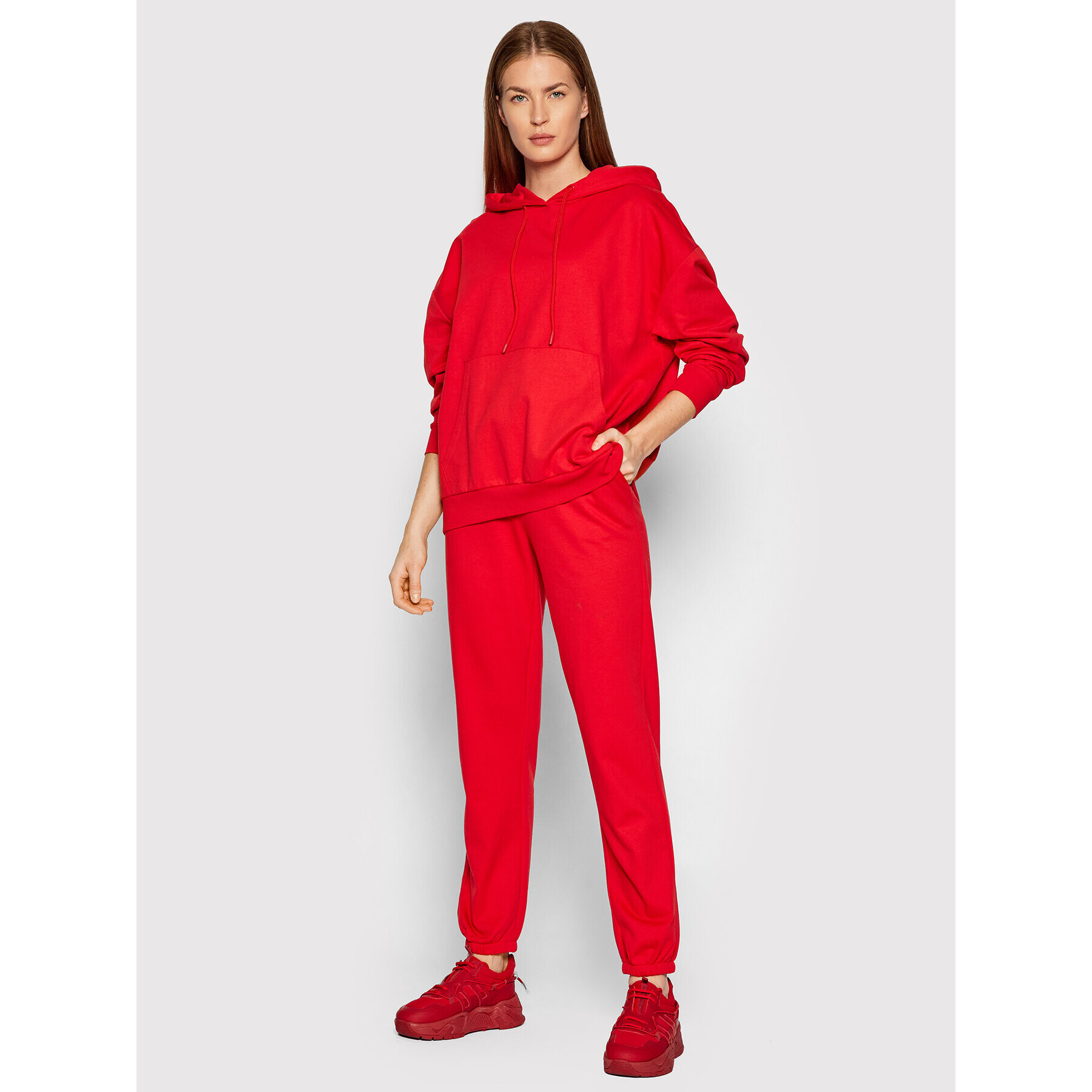 Vero Moda Долнище анцуг Octavia 10251096 Червен Regular Fit - Pepit.bg