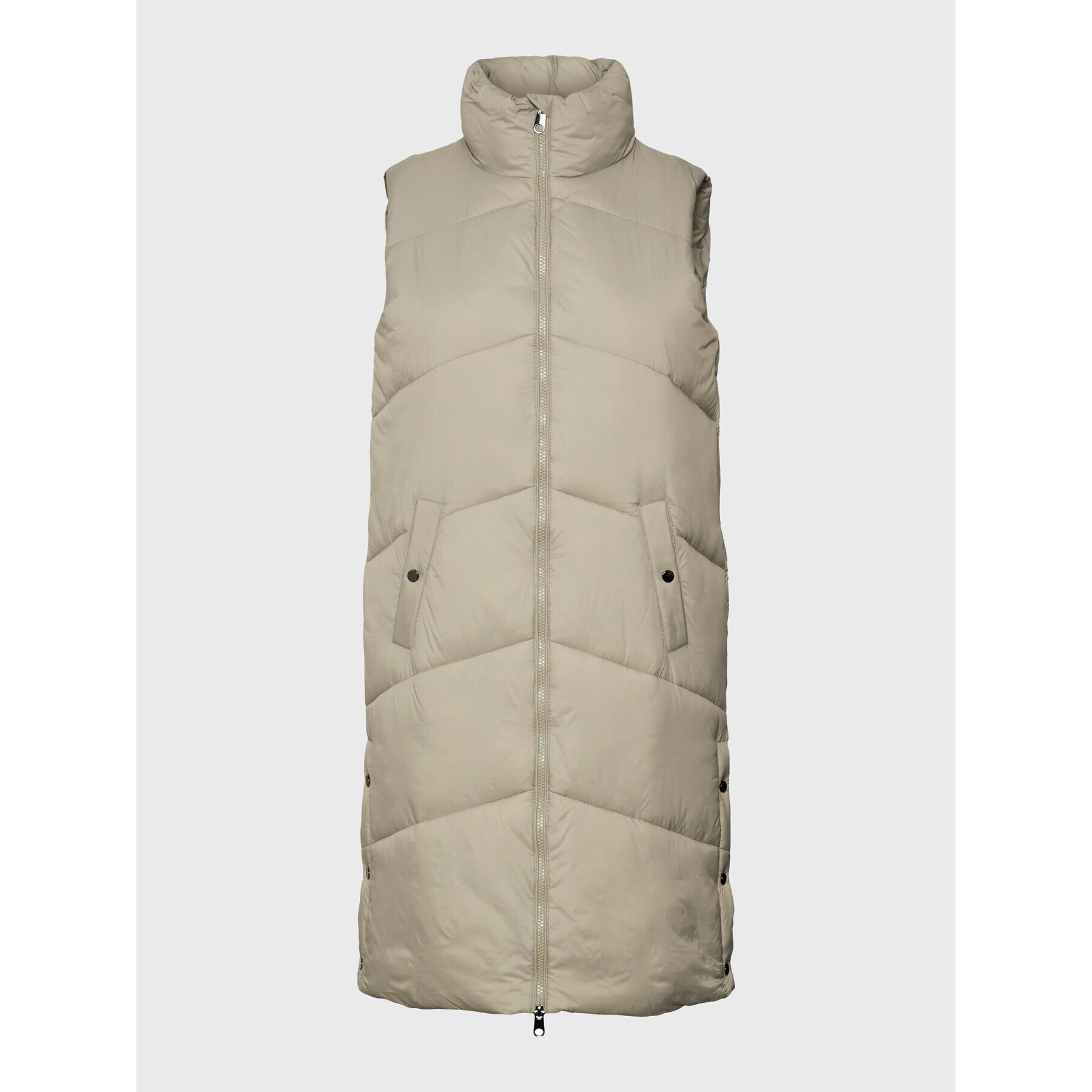 Vero Moda Елек Uppsala 10273950 Сив Regular Fit - Pepit.bg