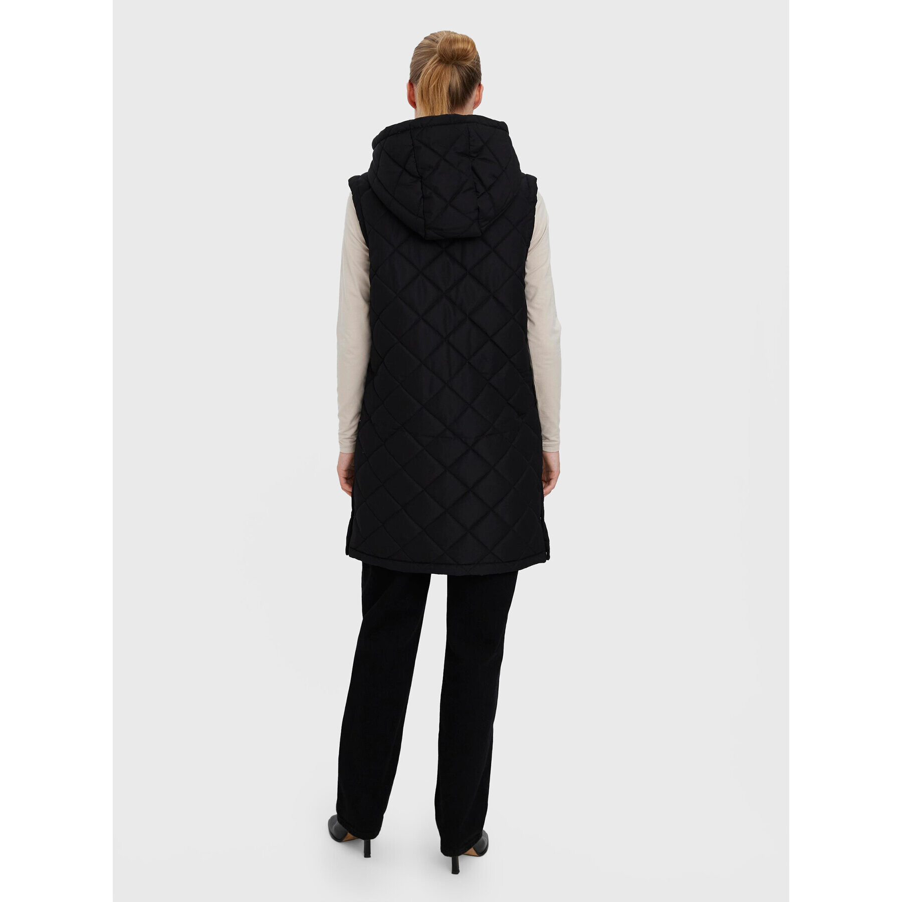 Vero Moda Елек Louiseteddy 10273954 Черен Regular Fit - Pepit.bg