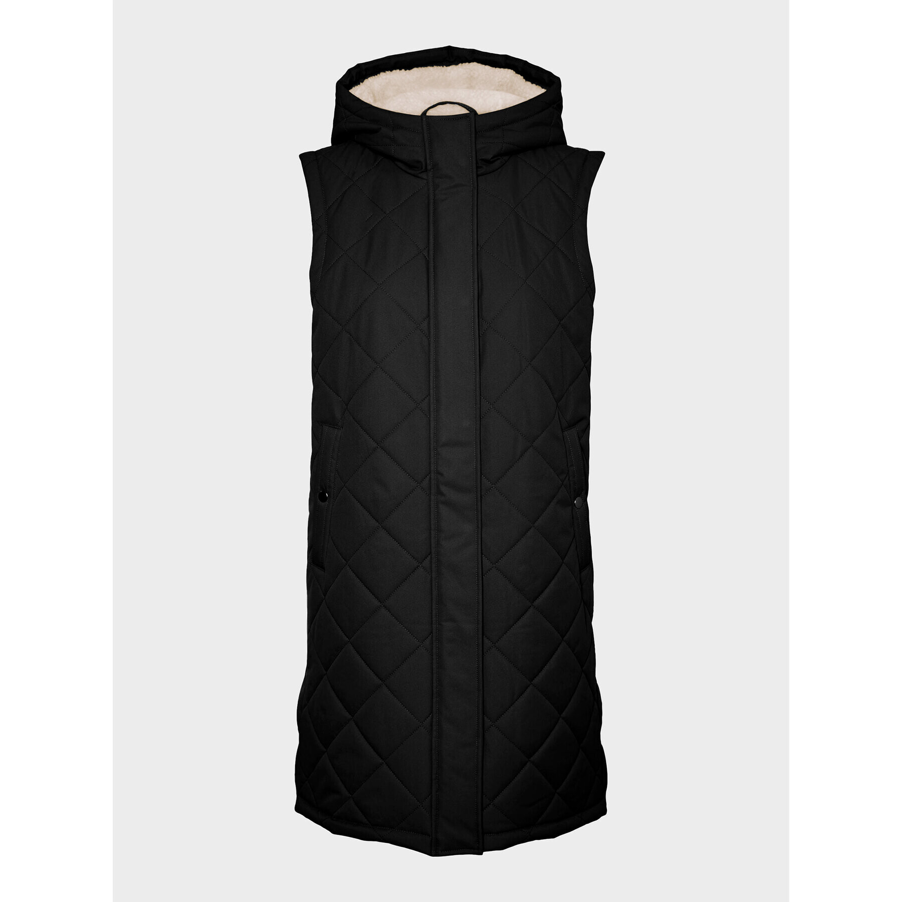 Vero Moda Елек Louiseteddy 10273954 Черен Regular Fit - Pepit.bg