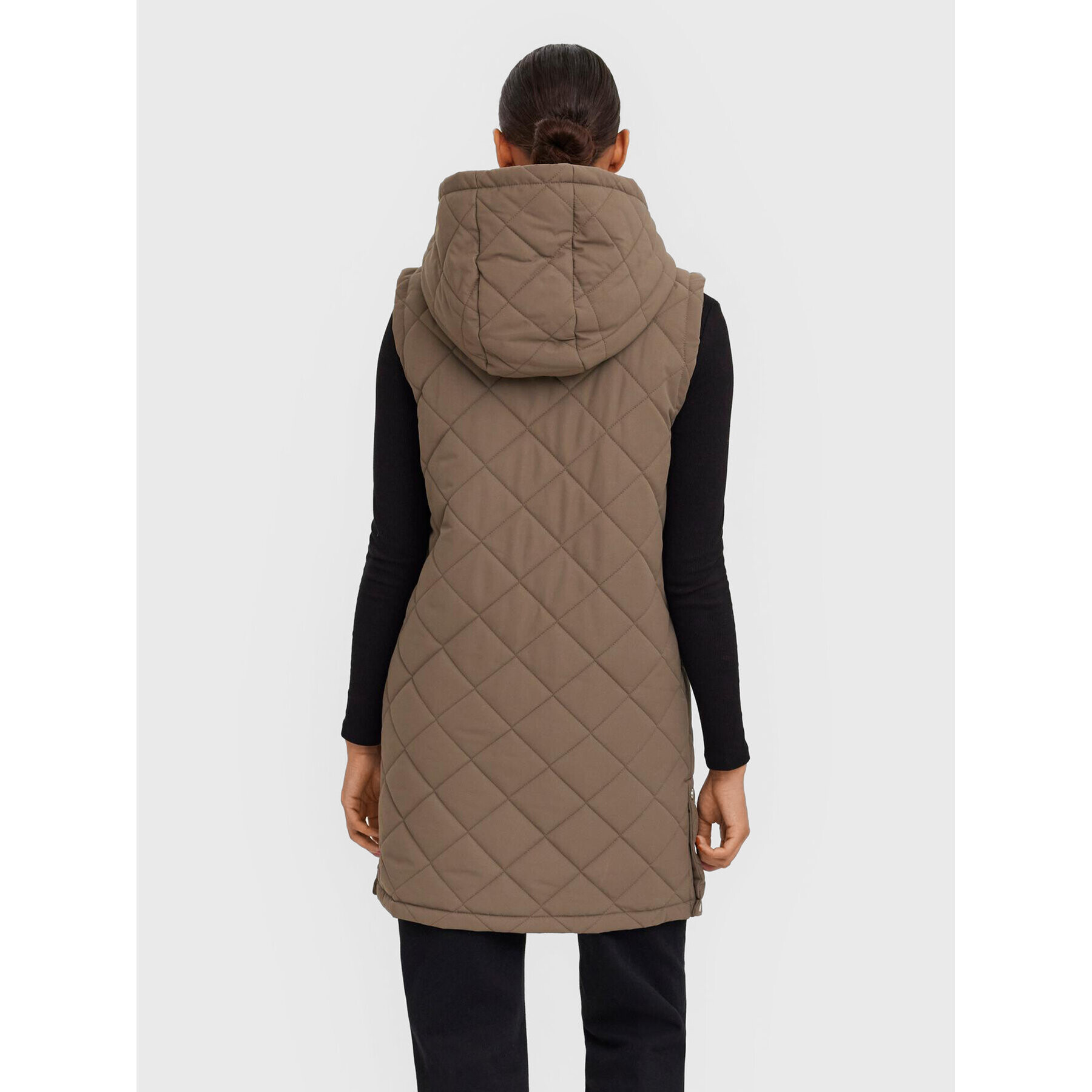 Vero Moda Елек Louiseteddy 10273954 Кафяв Regular Fit - Pepit.bg