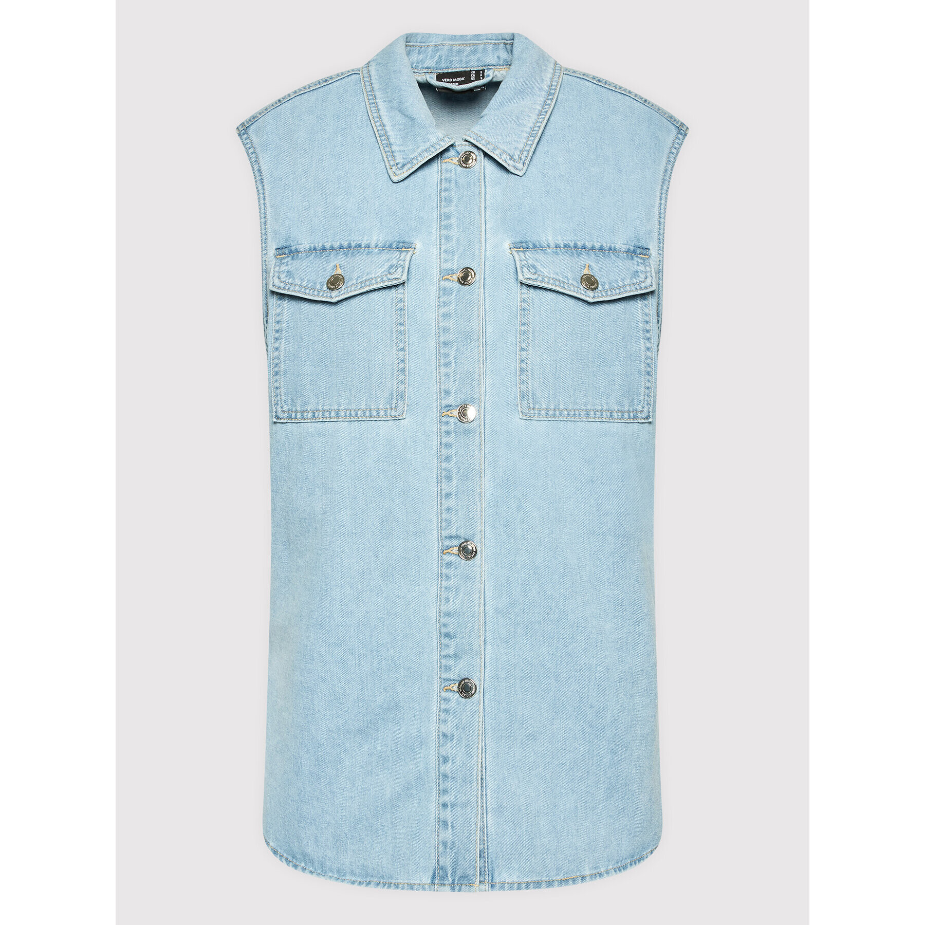 Vero Moda Елек Philina 10264828 Син Oversize - Pepit.bg